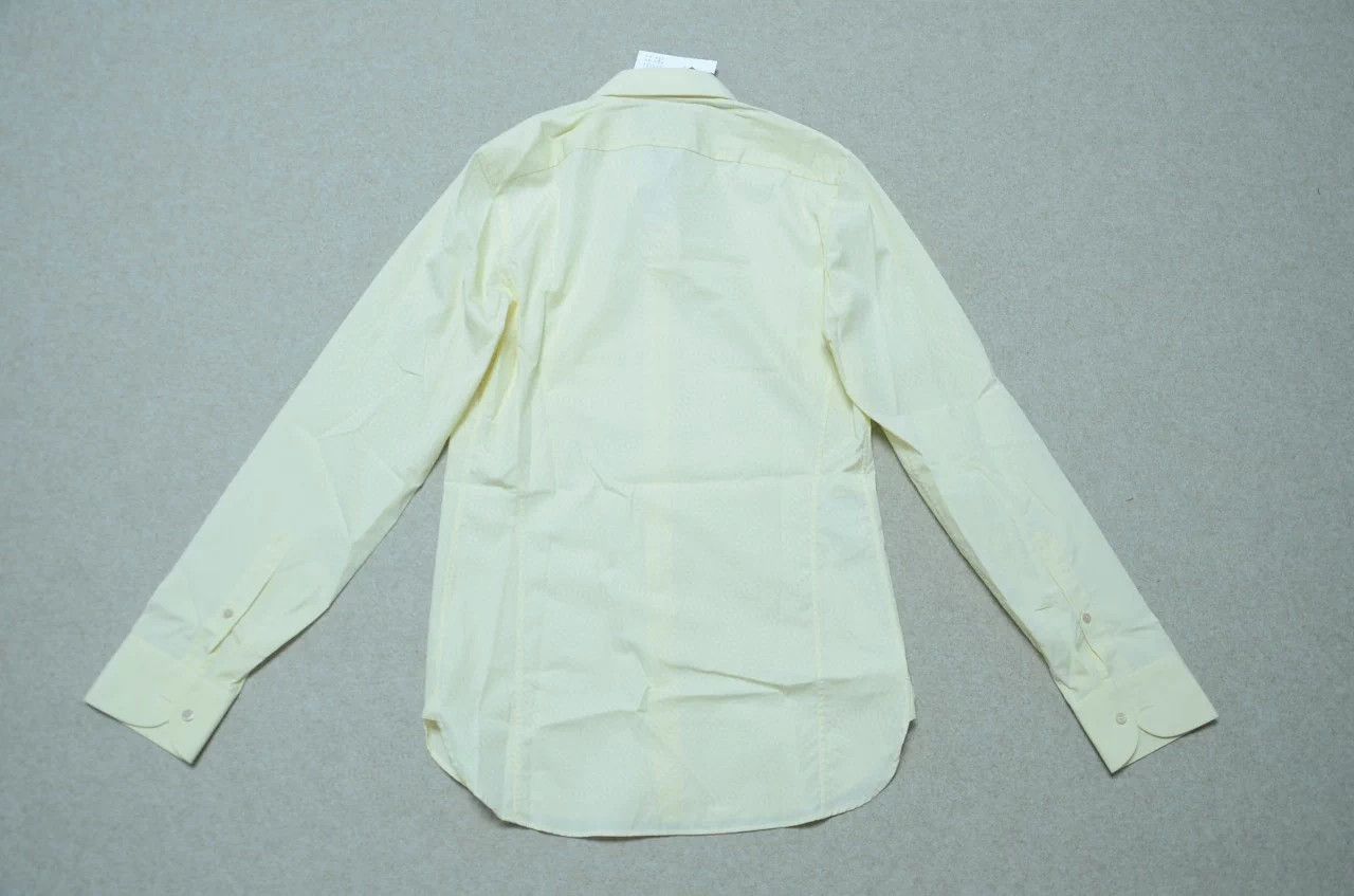 Gucci Gucci Yellow Embroidered Logo Silk Shirt Size US S / EU 44-46 / 1 - 6 Thumbnail