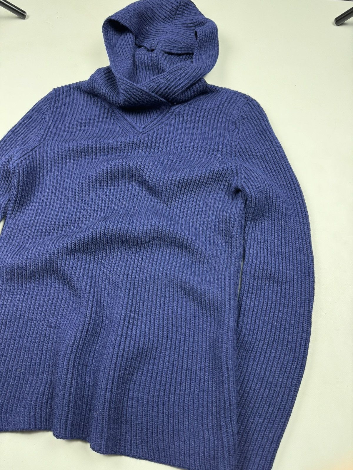 Jil Sander Jil Sander Knitted Wool Hooded Sweater Size M Size M / US 6-8 / IT 42-44 - 4 Thumbnail