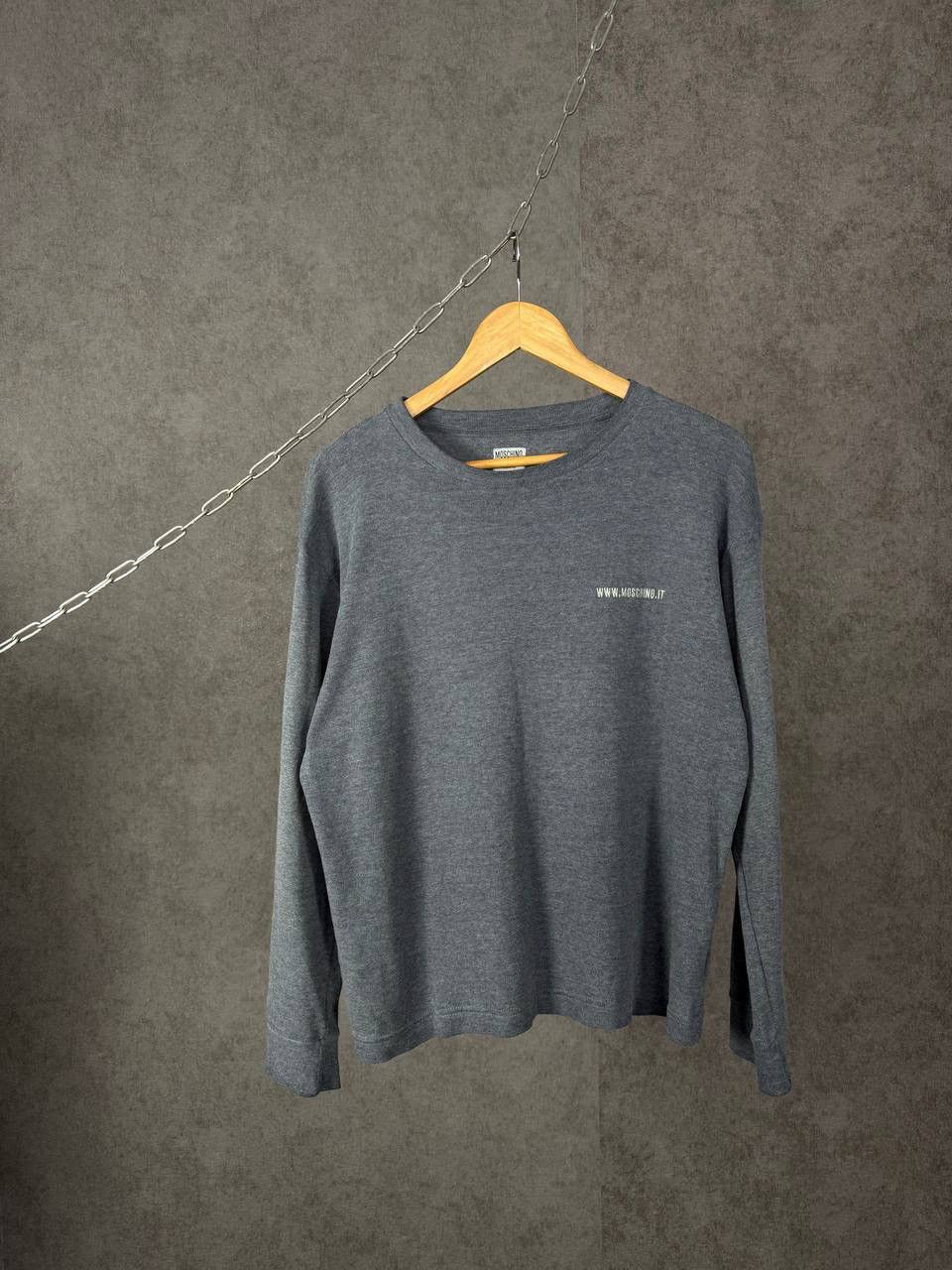 Moschino Moschino Jeans vintage designer luxury longsleeve Size US S / EU 44-46 / 1 - 1 Thumbnail
