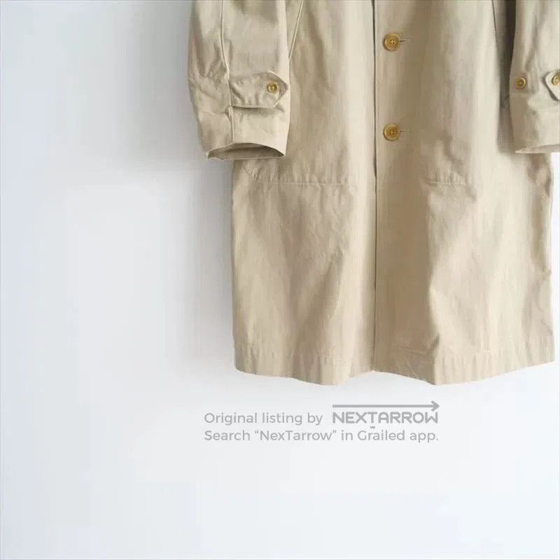 45rpm Beige Long Women's Trench Coat. Size M / US 6-8 / IT 42-44 - 4 Thumbnail
