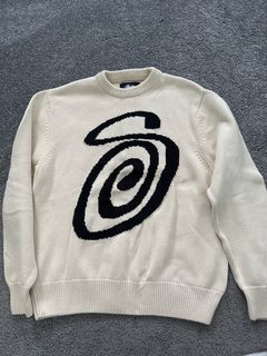 Stussy Curly S Sweater | Grailed