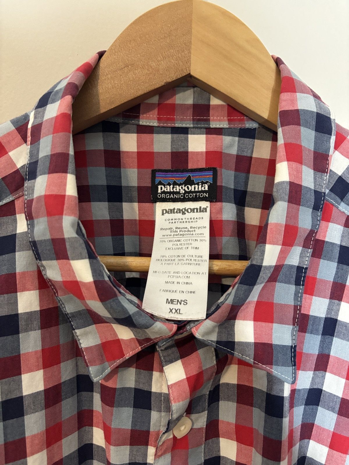 Patagonia Patagonia Organic Cotton Short Sleeve Button Up Shirt XXL Size US XXL / EU 58 / 5 - 3 Thumbnail