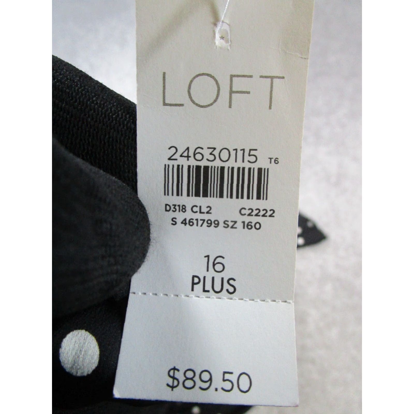 Loft VINTAGE Loft Dress Womens 16 Plus Black White Wrap New Size XXL / US 16-18 / IT 52-54 - 5 Thumbnail