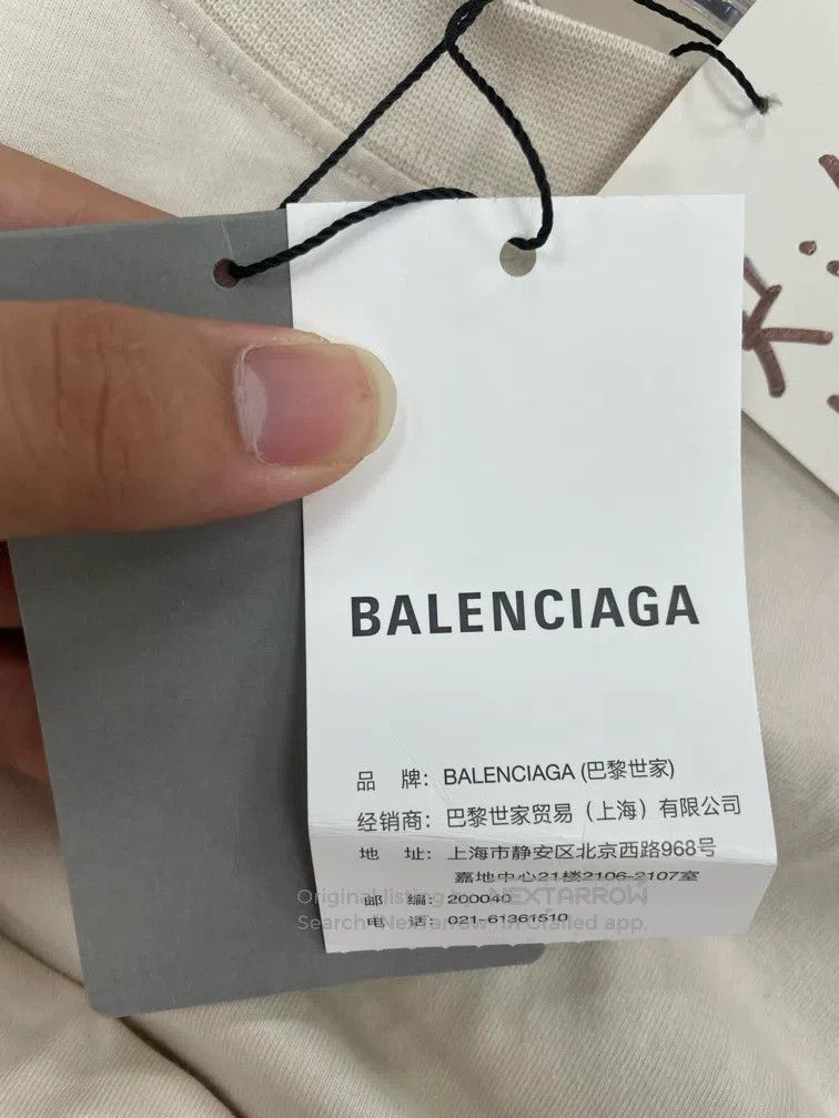 Balenciaga Balenciaga Back Alphabet Short Sleeve Size US S / EU 44-46 / 1 - 4 Thumbnail