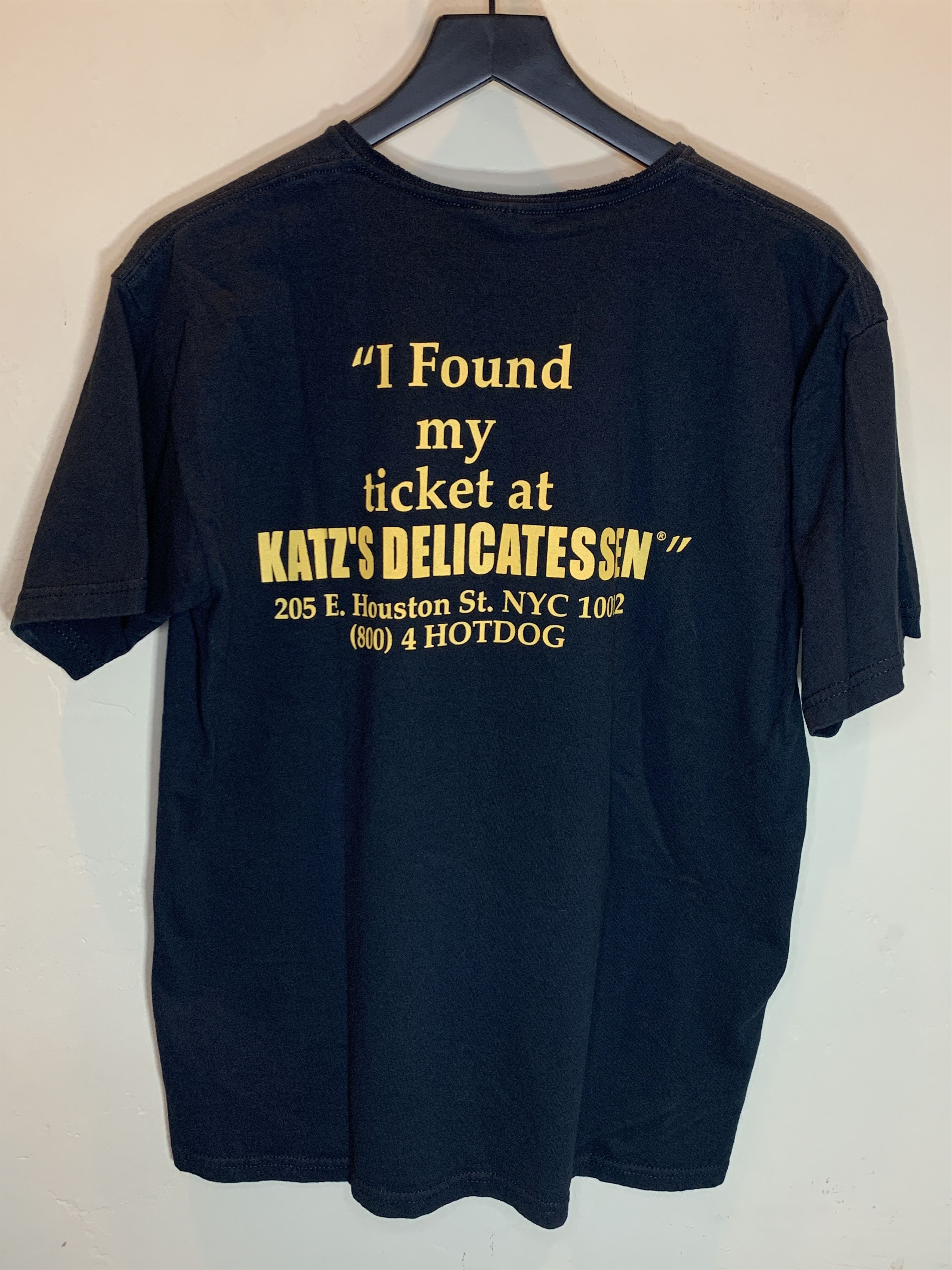 Vintage RARE Vintage 90s Katz’s Deli Art NYC Brisket Pastrami Shirt Size US M / EU 48-50 / 2 - 2 Thumbnail