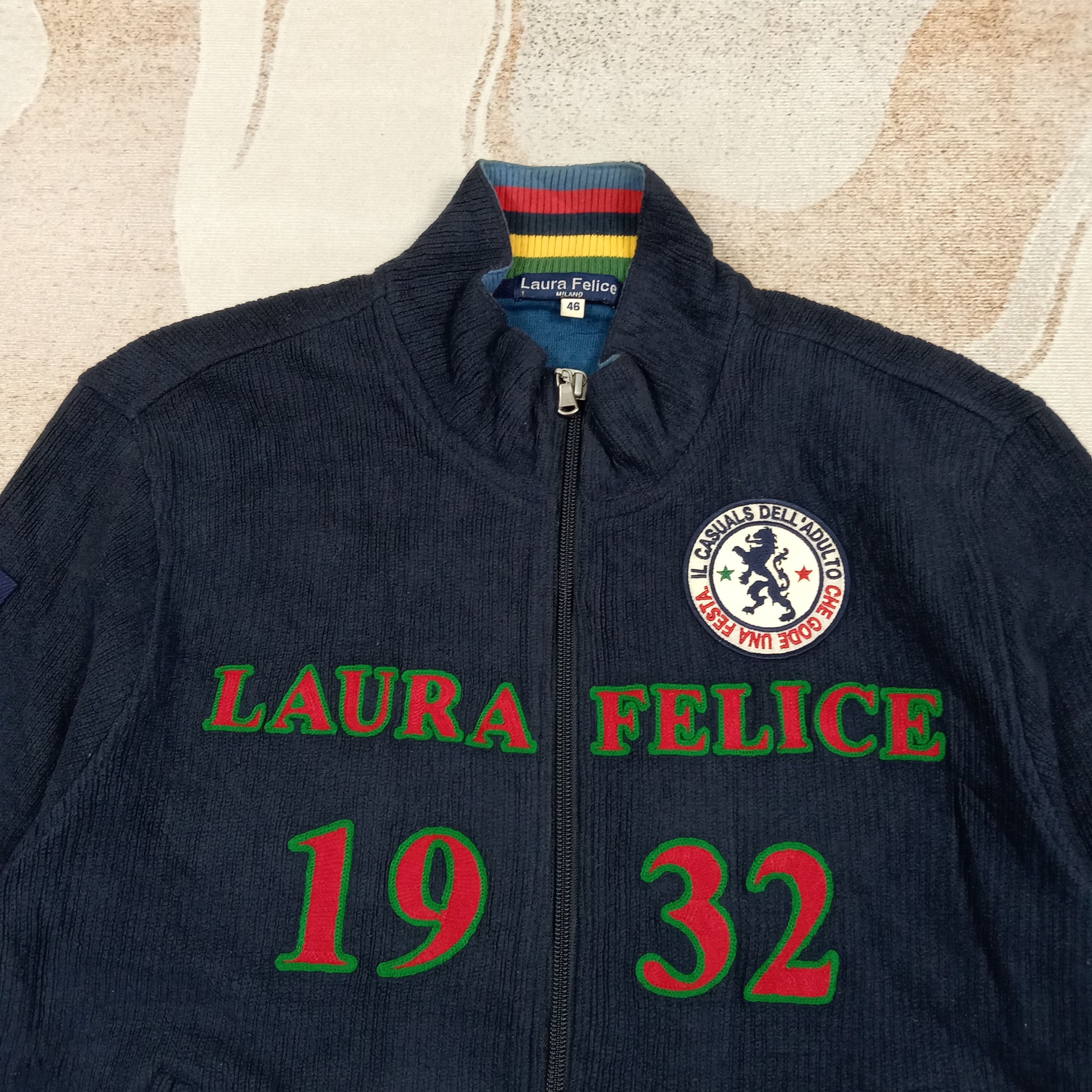 Vintage Vintage 90's Lura Felice Milano Sweater Jacket C282N6 Size US S / EU 44-46 / 1 - 2 Thumbnail