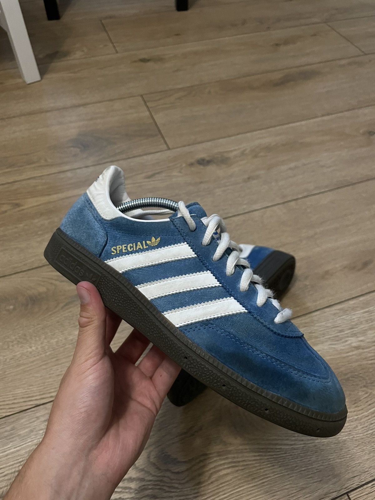Adidas Vintage Baby blue adidas Spezial handball shoe y2k gazelle Grailed