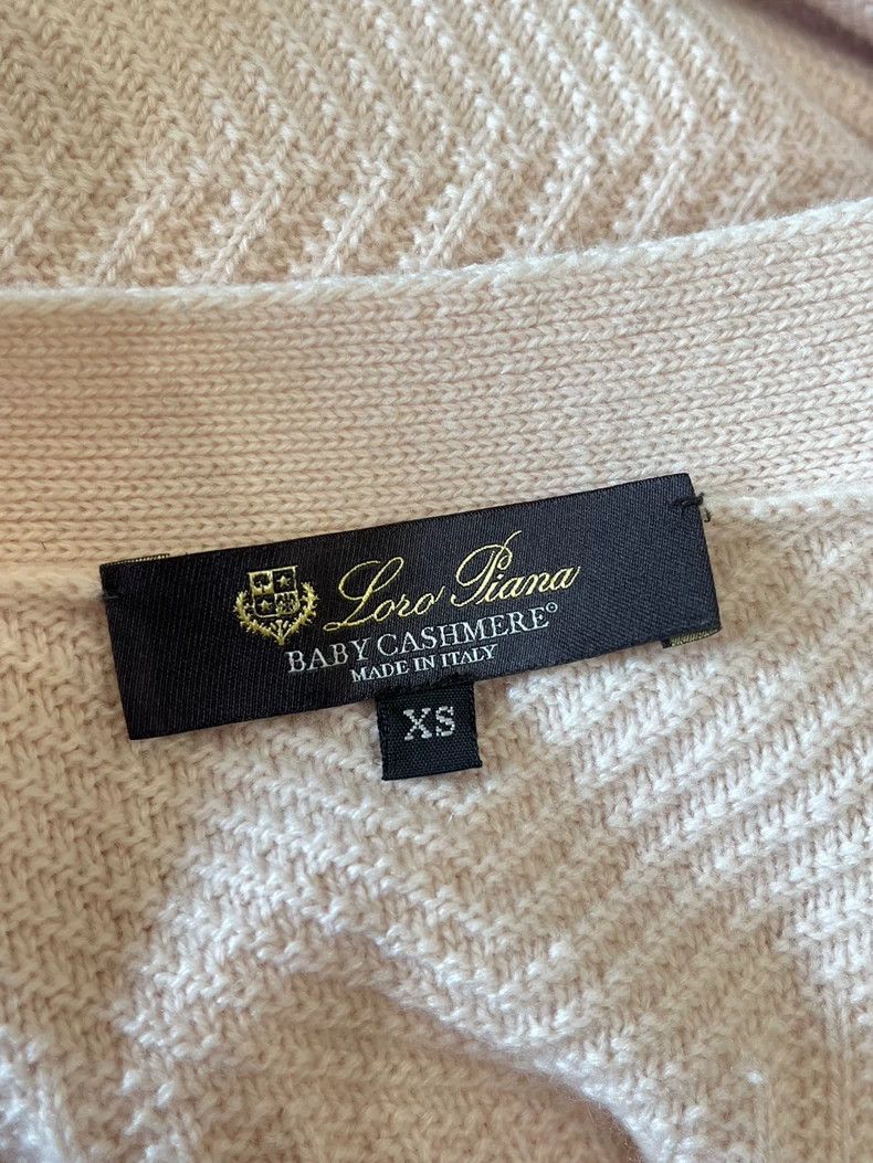 Loro Piana LORO PIANA Pink baby cashmere LP cardigan Size XS / US 0-2 / IT 36-38 - 4 Thumbnail
