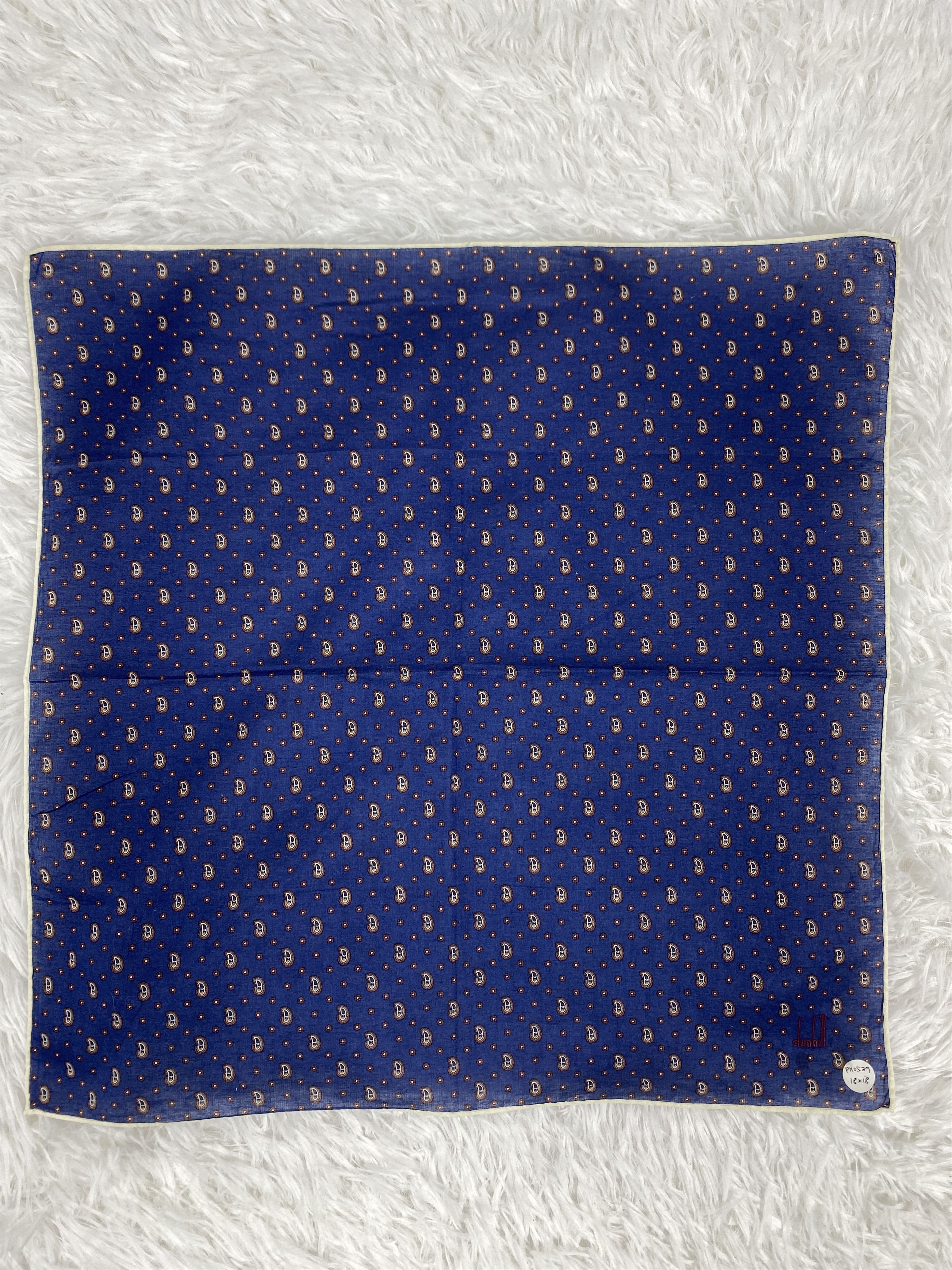 Alfred Dunhill Vintage Dunhill Handkerchief Neckerchief PH0539 Size ONE SIZE - 3 Thumbnail