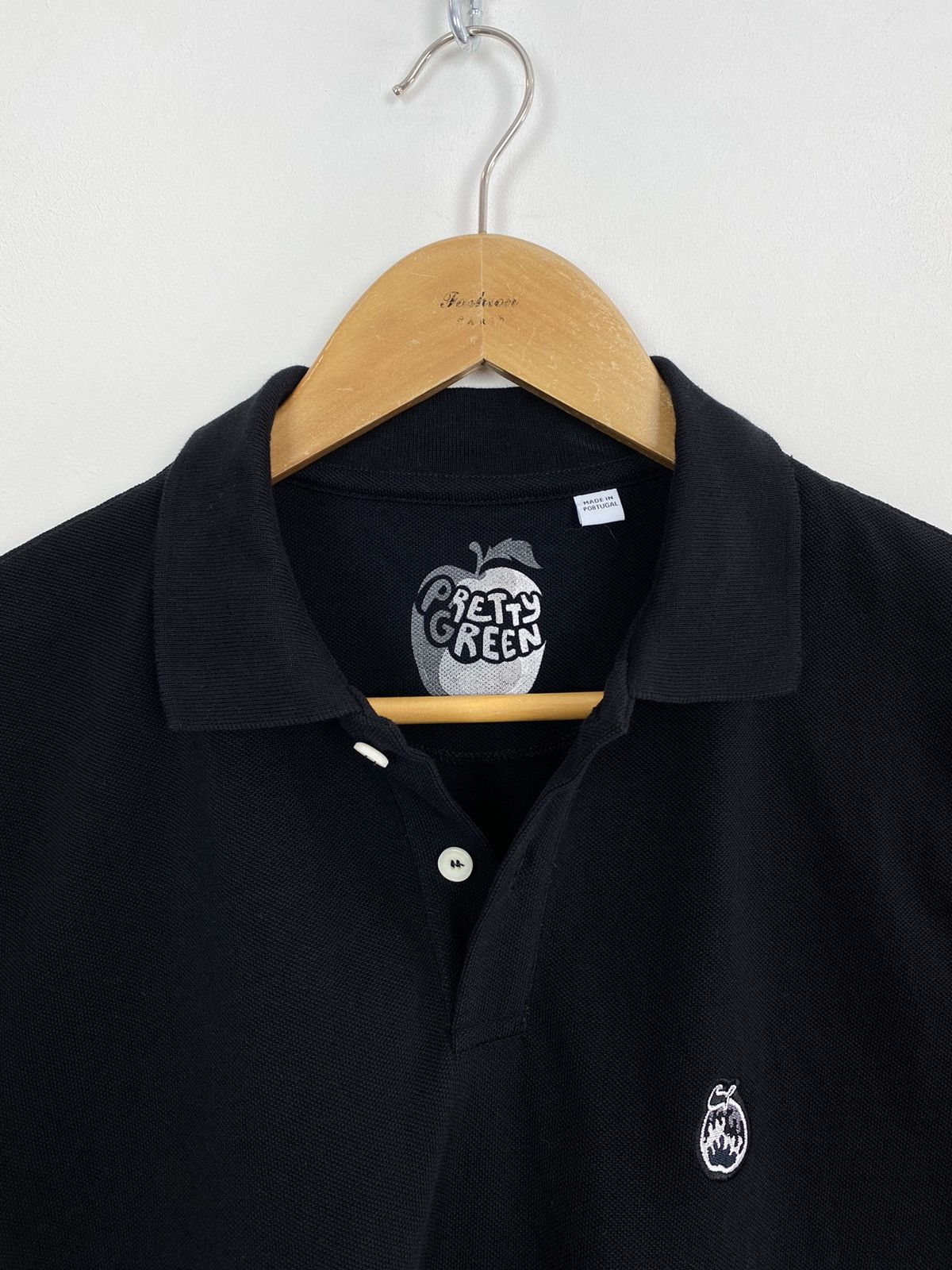 Pretty Green Pretty Green Short Sleeve Polo Shirt Men’s Size XS Black Top Size US XS / EU 42 / 0 - 4 Thumbnail