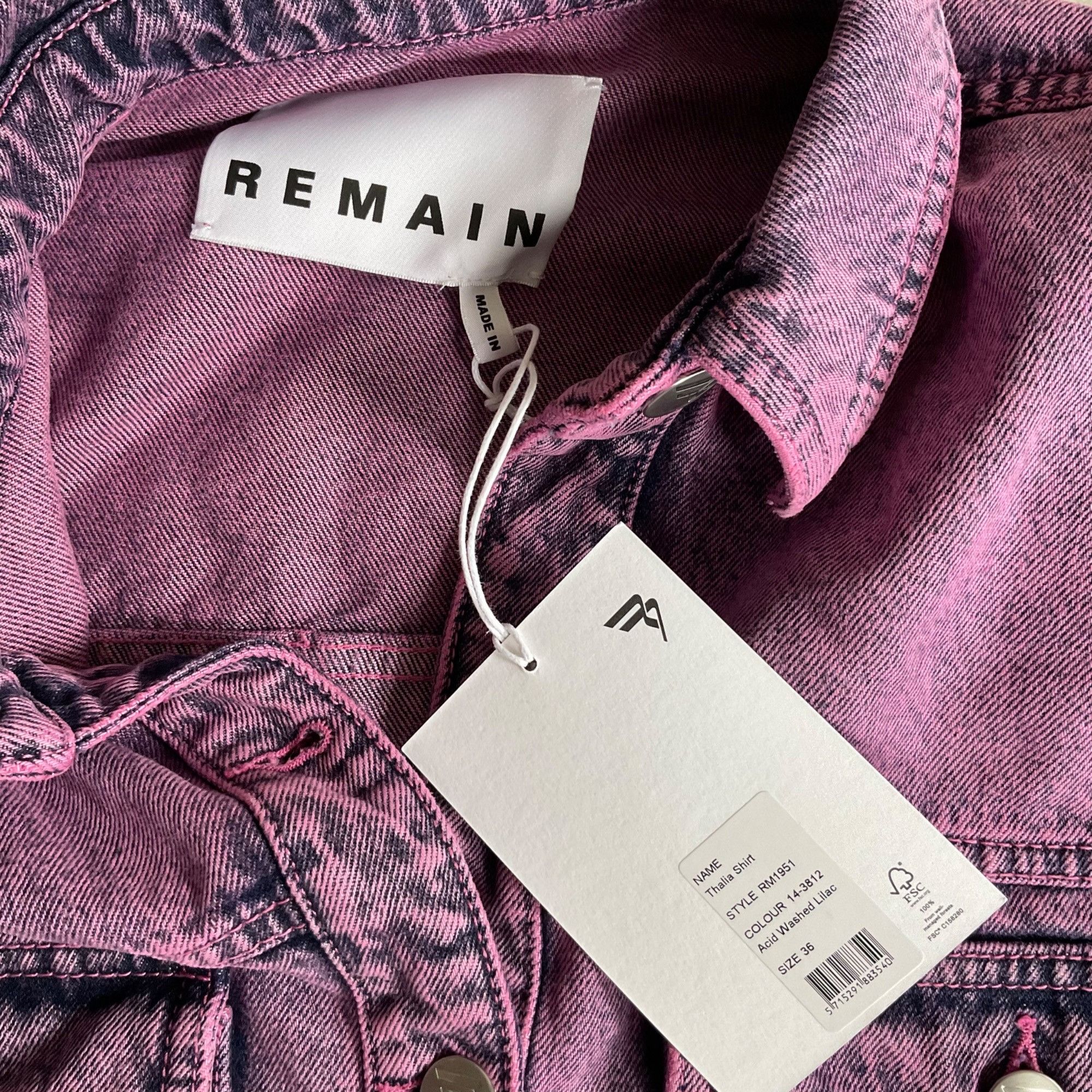 REMAIN Birger Christensen REMAIN BIRGER CHRISTENSEN Italy Purple Thalia Denim jacket U Size M / US 6-8 / IT 42-44 - 5 Thumbnail