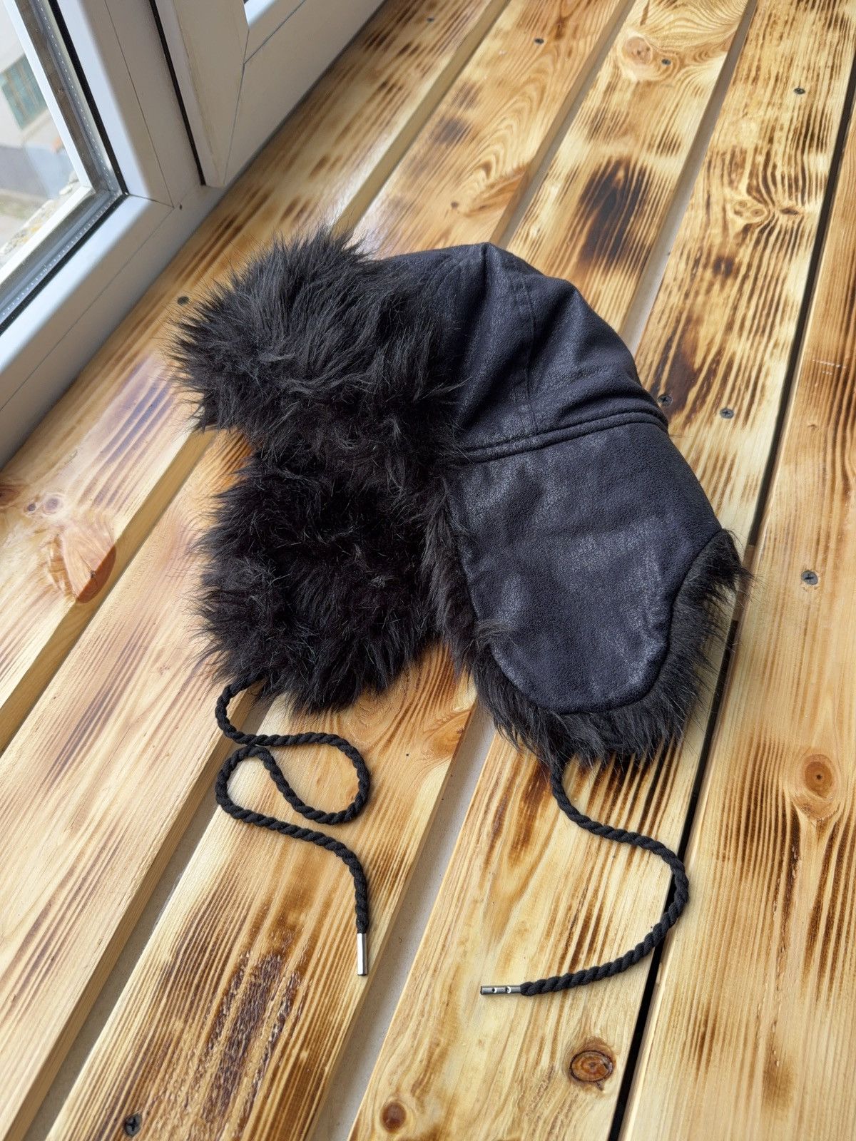 Le Grande Bleu (L.G.B.) Vintage Y2K Fuzzy Fur Ushanka Hat if six was nine LGB Style Size ONE SIZE - 1 Thumbnail