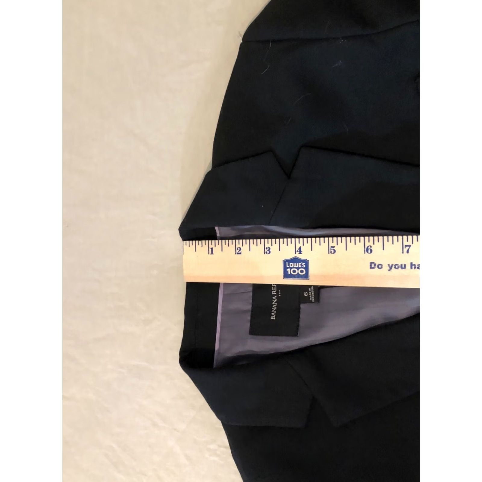 Banana Republic VINTAGE Banana Republic Jacket Blazer 6 Black Womens Size M / US 6-8 / IT 42-44 - 6 Thumbnail