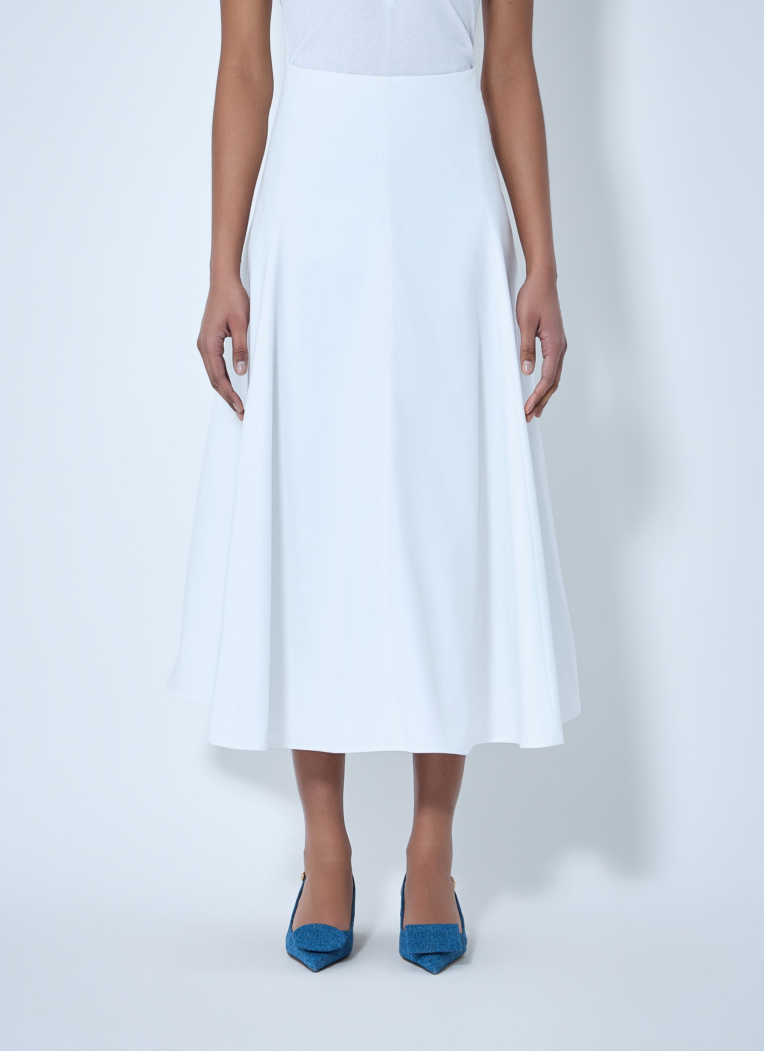 Jacquemus A-line Midi Skirt Size 30" / US 8 / IT 44 - 1 Thumbnail