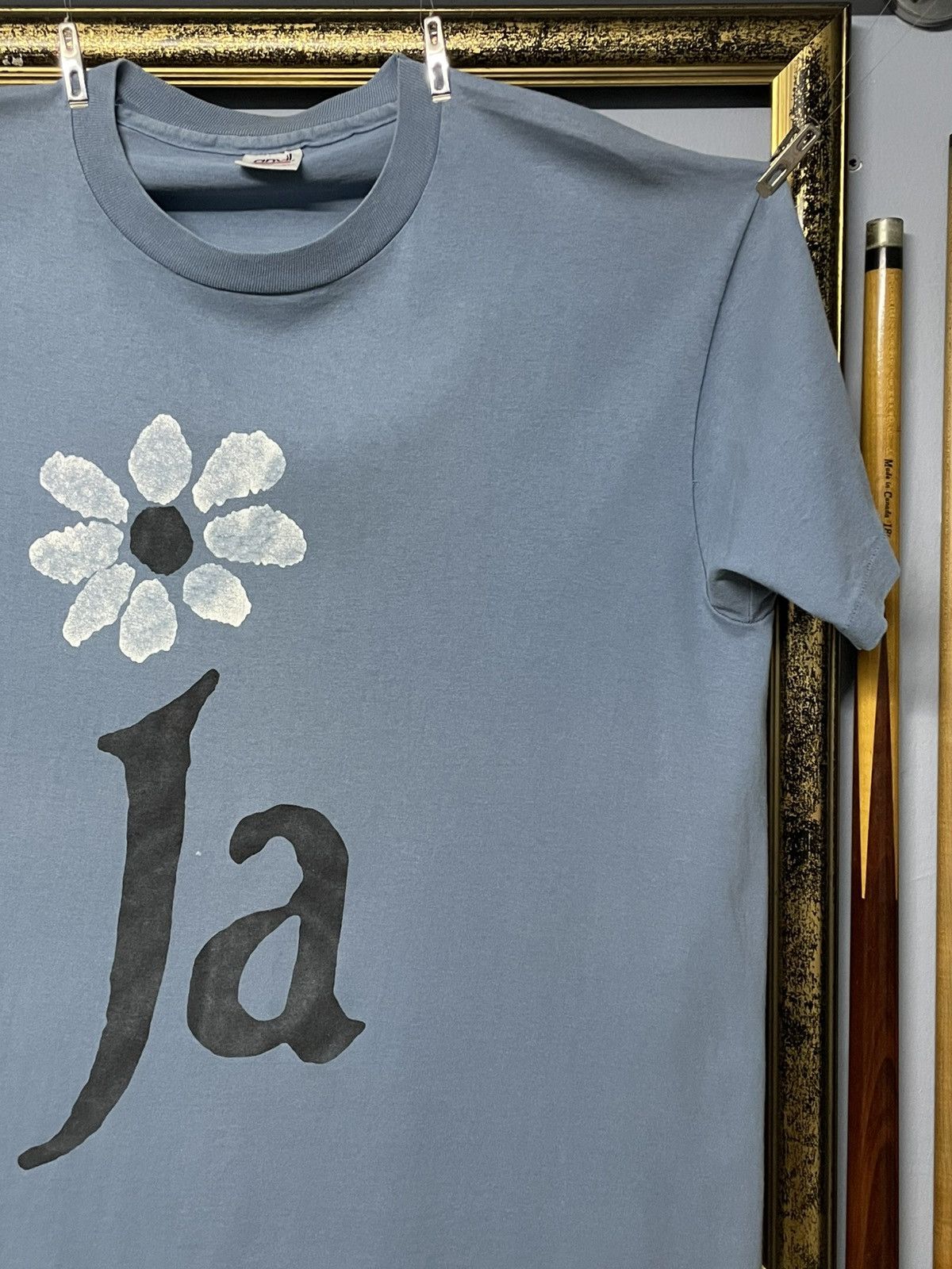 Vintage Vintage 1992 James Laid Art Flower Single Stitch Faded Tee Size US XL / EU 56 / 4 - 4 Thumbnail