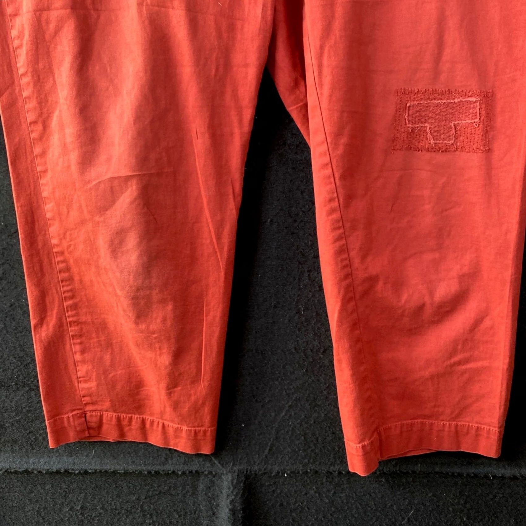 Loft LOFT Orange High Rise Curvy Capris Cropped Cotton Blend Stretch 12 Women's Pants Vintage? Size 34" / US 12 / IT 48 - 3 Thumbnail