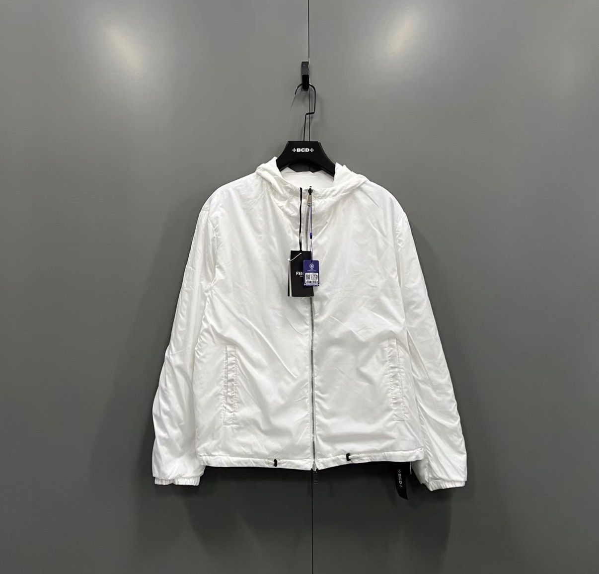 Fendi Fendi white logo embroidered reversible jacket J41 Size US M / EU 48-50 / 2 - 3 Thumbnail