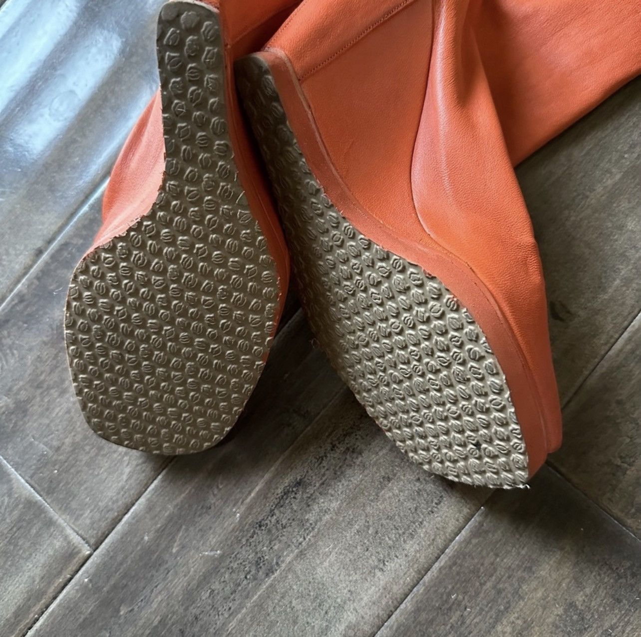 Rick Owens Rick Owens Leather Peep-Toe Boots Size US 8.5 / IT 38.5 - 6 Thumbnail