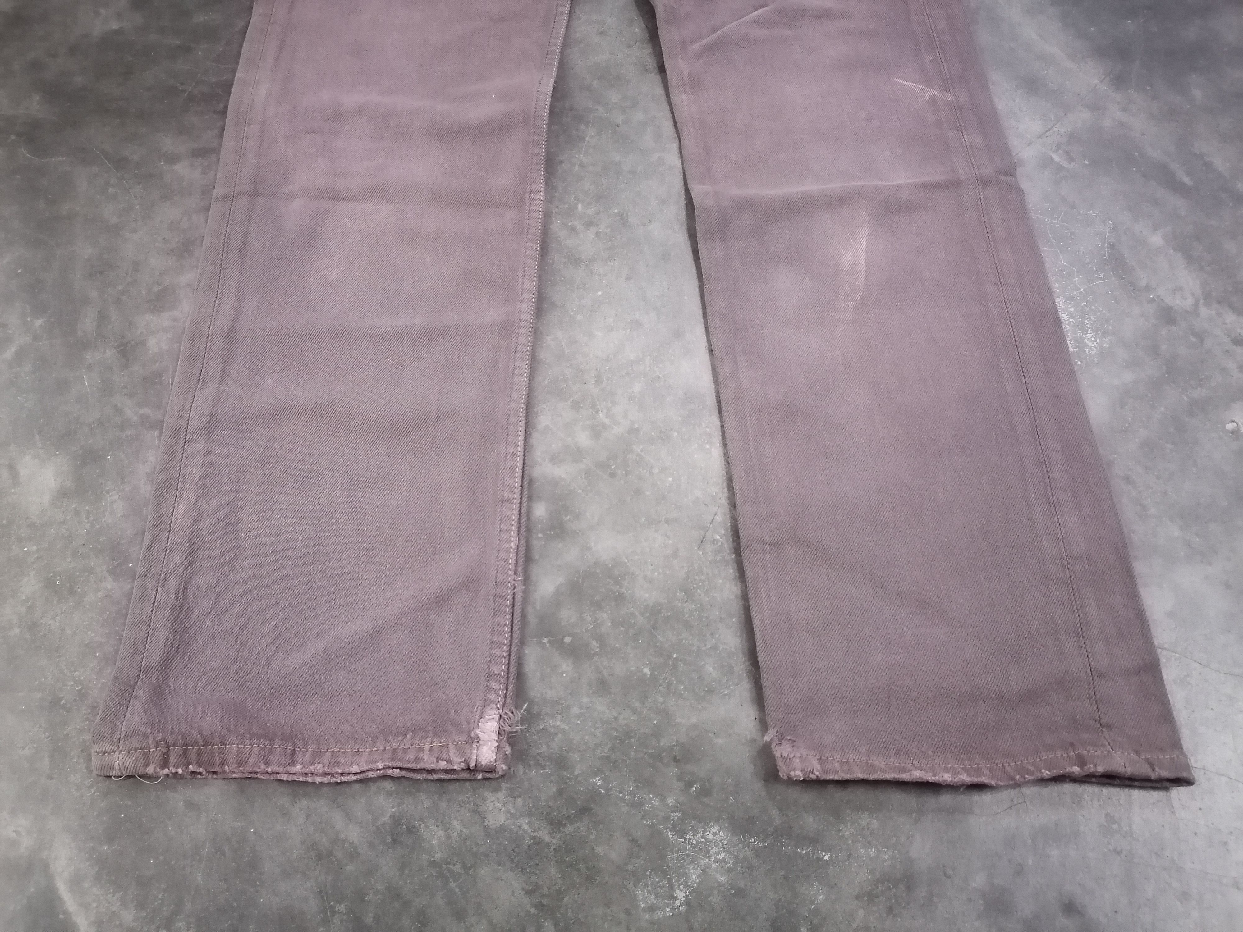 Levi's × Levi's Vintage Clothing Vintage 90s Levi's 501 Dyed Purple Distressed Denim Pants Size US 28 / EU 44 - 2 Thumbnail