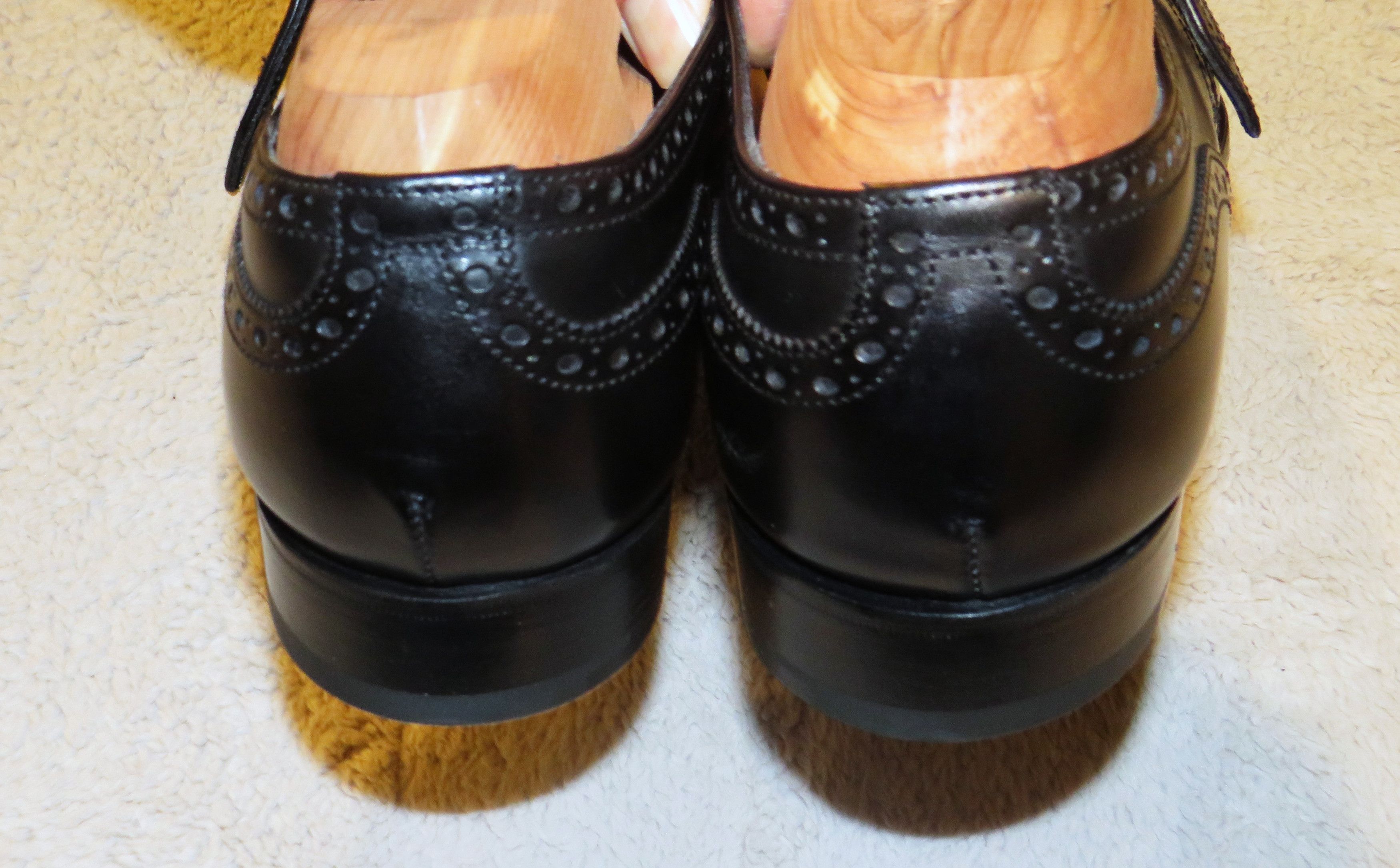 Edward Green Hove Black Calf Leather Balmoral Monk Straps 8D NWB Size US 8 / EU 41 - 8 Thumbnail