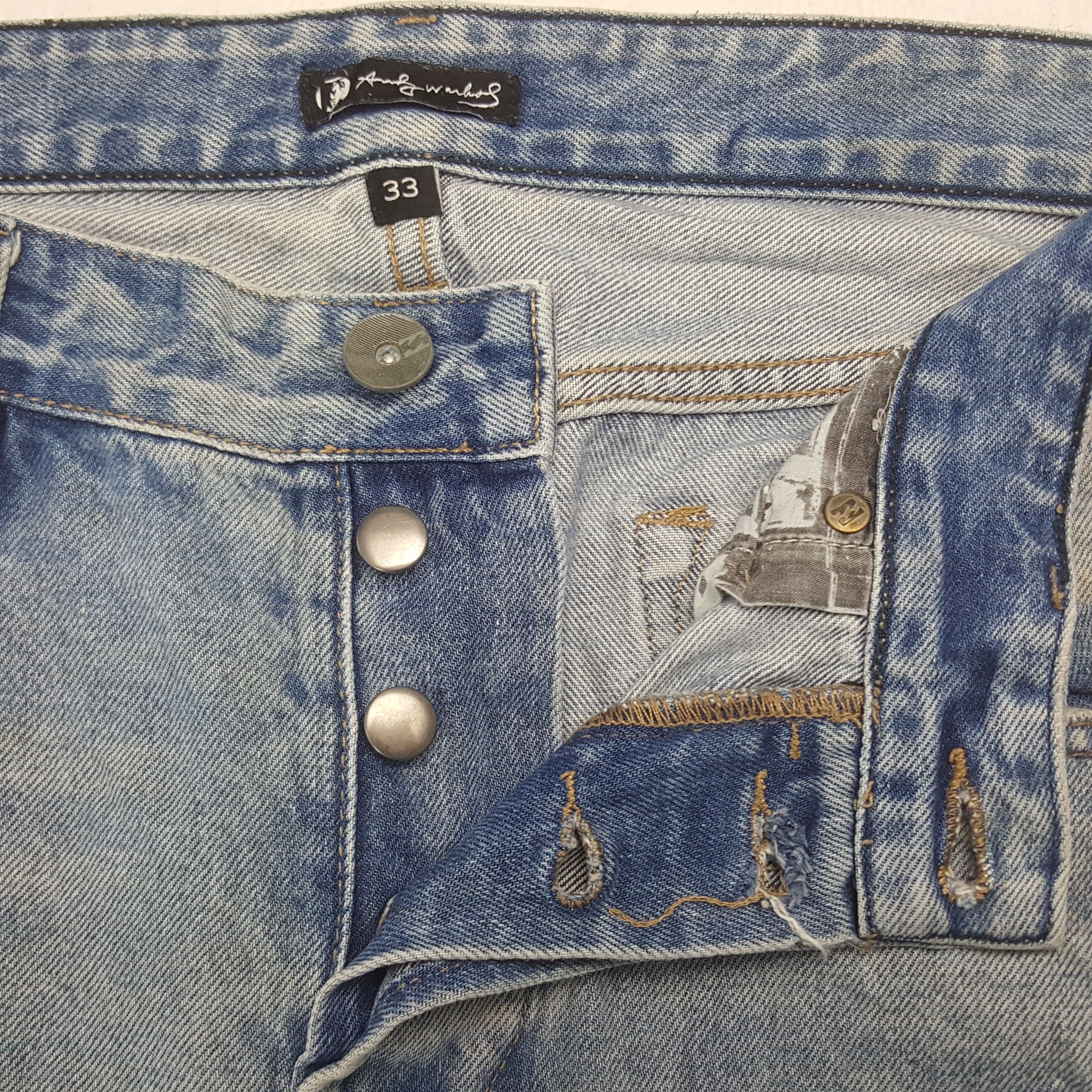 Andy Warhol × Billabong × Vintage Vintage Andy Warhol X Billabong Rare Denim Size US 34 / EU 50 - 7 Thumbnail