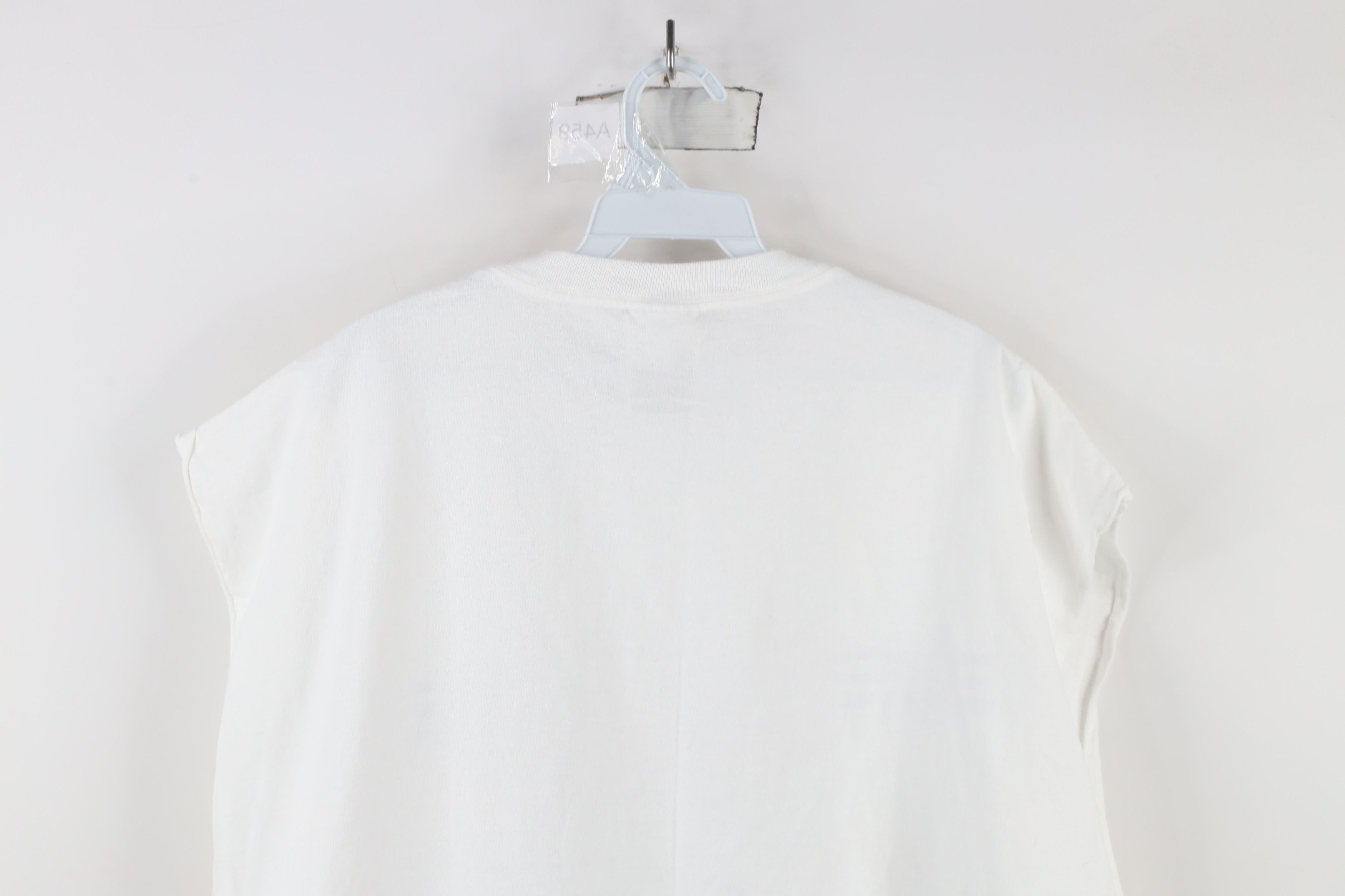 Adidas × Vintage Vintage Y2K Adidas Big Logo Sleeveless Muscle T-Shirt White Size US XL / EU 56 / 4 - 11 Thumbnail