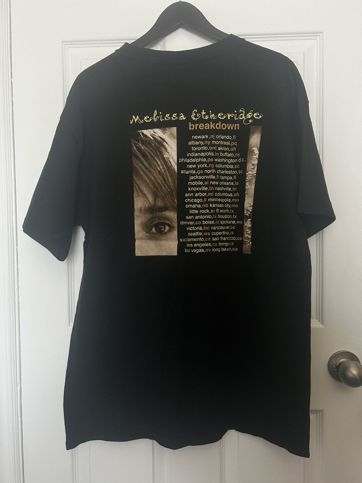 Vintage 1999 Melissa Etheridge Tour Tee Size US XL / EU 56 / 4 - 3 Thumbnail