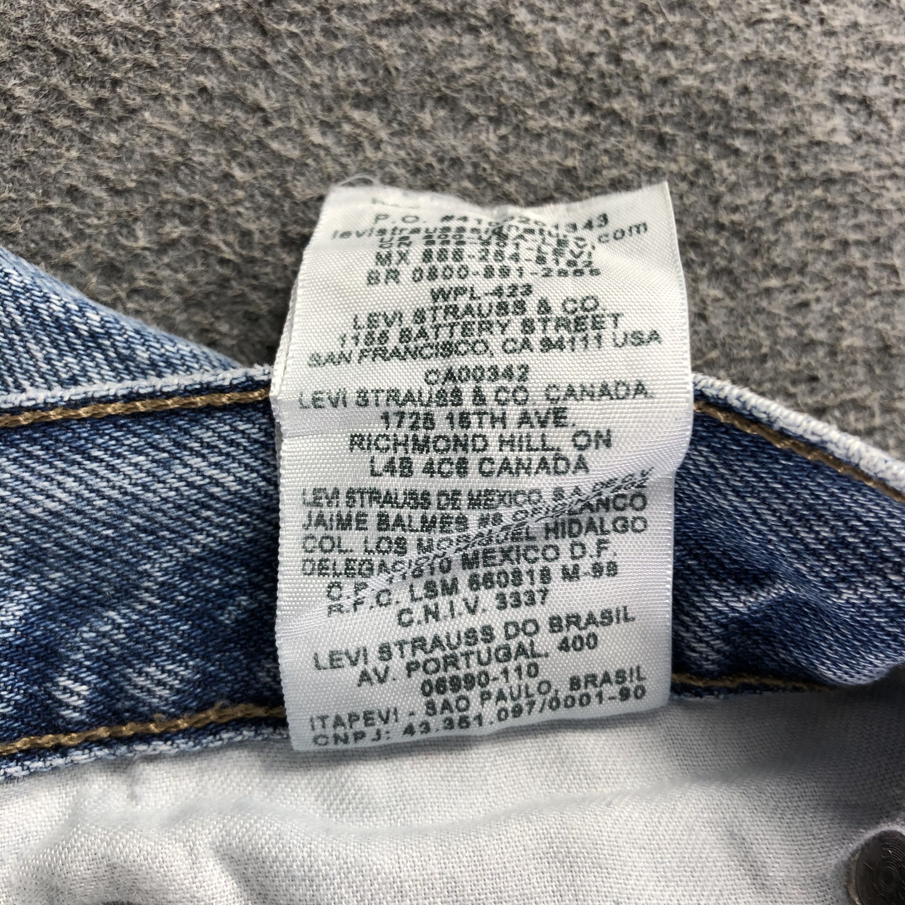 Denizen Vintage Blue Wash Denizen Levis Jeans-J3373 Size US 33 - 11 Thumbnail