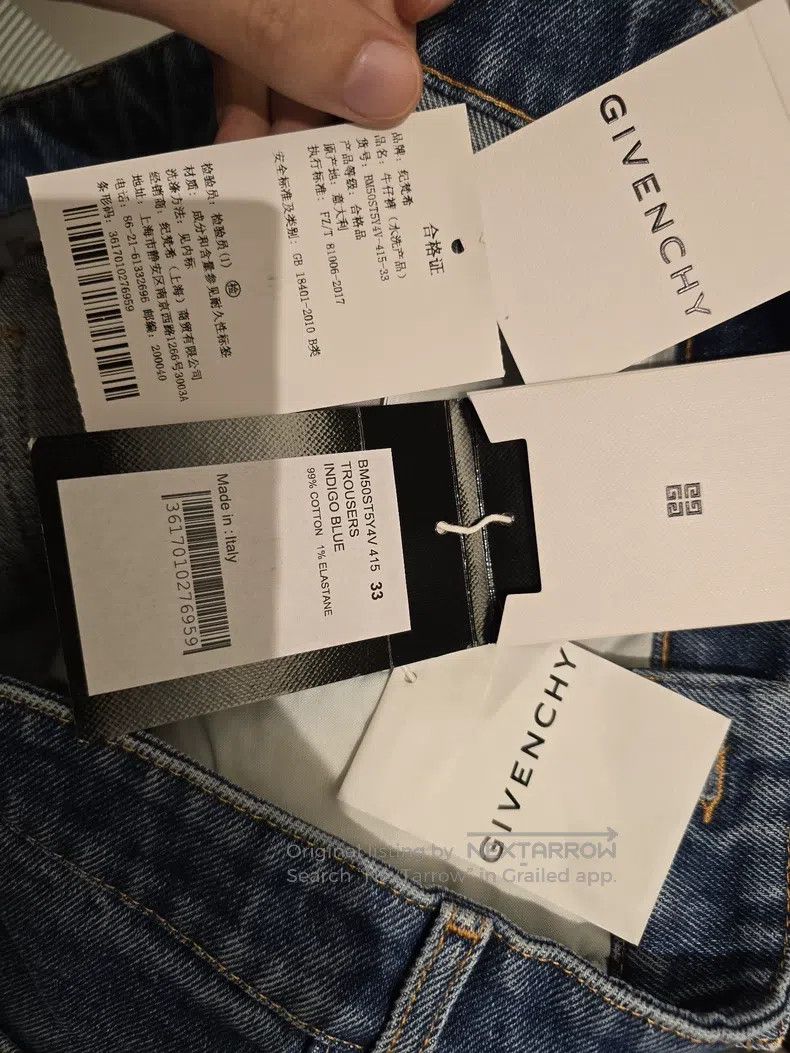 Givenchy Givenchy SizeL Men's denim jeans Size US 33 - 4 Thumbnail