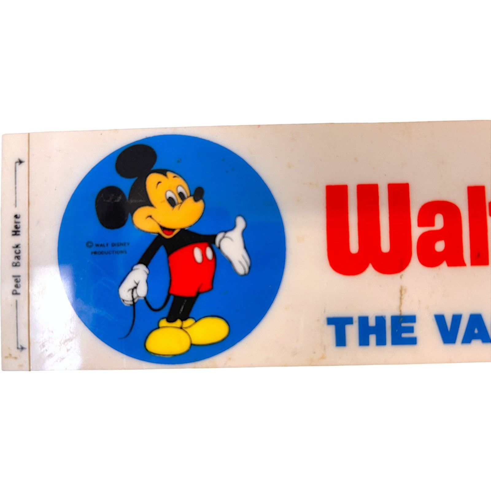 Disney Disney World & Disneyland Mickey Mouse & Goofy Vtg Stickers Size ONE SIZE - 5 Thumbnail
