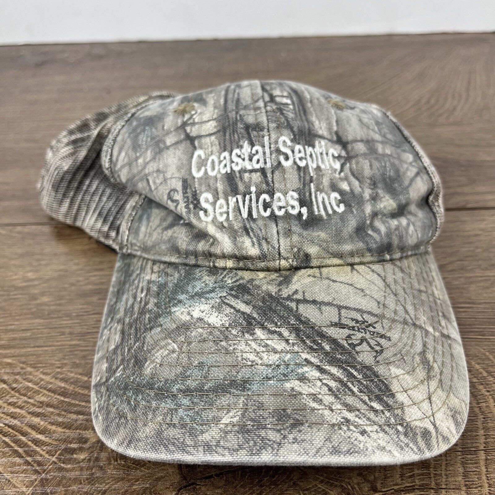 Other Costal Septic Services Hat Green Camo Adjustable Hat Green A Size ONE SIZE - 5 Thumbnail