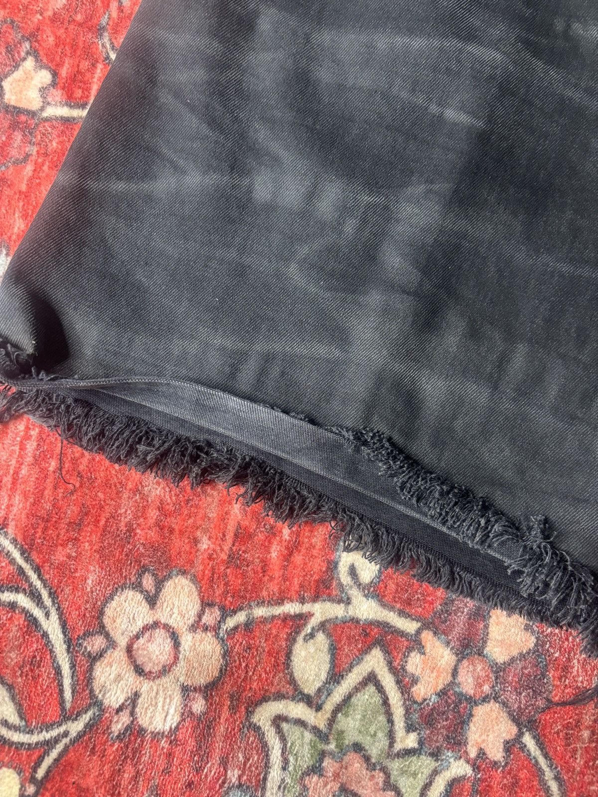 Maison Margiela MM6 Maison Margiela Black Washed Denim Jeans Wide Leg 2023 Size US 30 / EU 46 - 4 Thumbnail