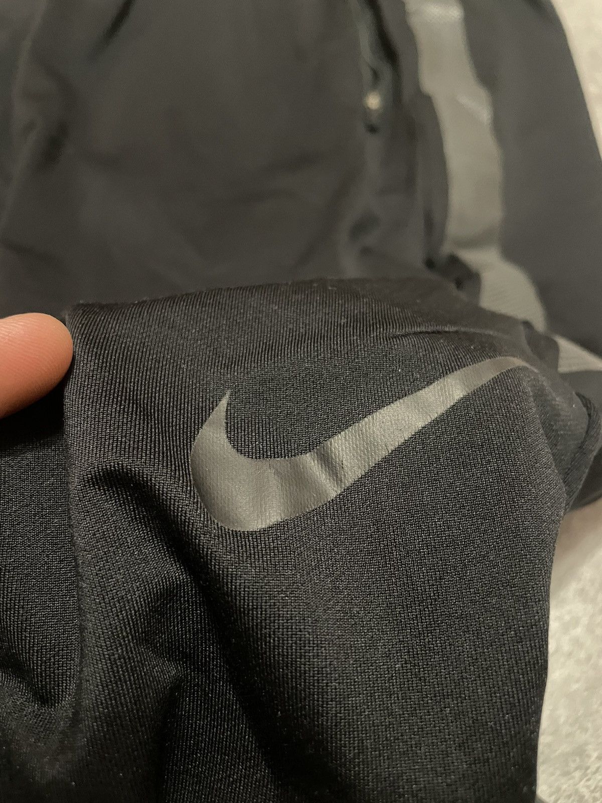 Nike Vintage Nike Dri- Fit Swoosh Logo Black Pants Size L Size US 34 / EU 50 - 4 Thumbnail