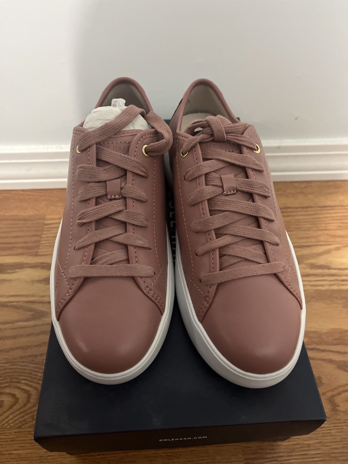 Cole Haan Cole Haan Pink Leather Sneakers Size US 7 / IT 37 - 5 Thumbnail