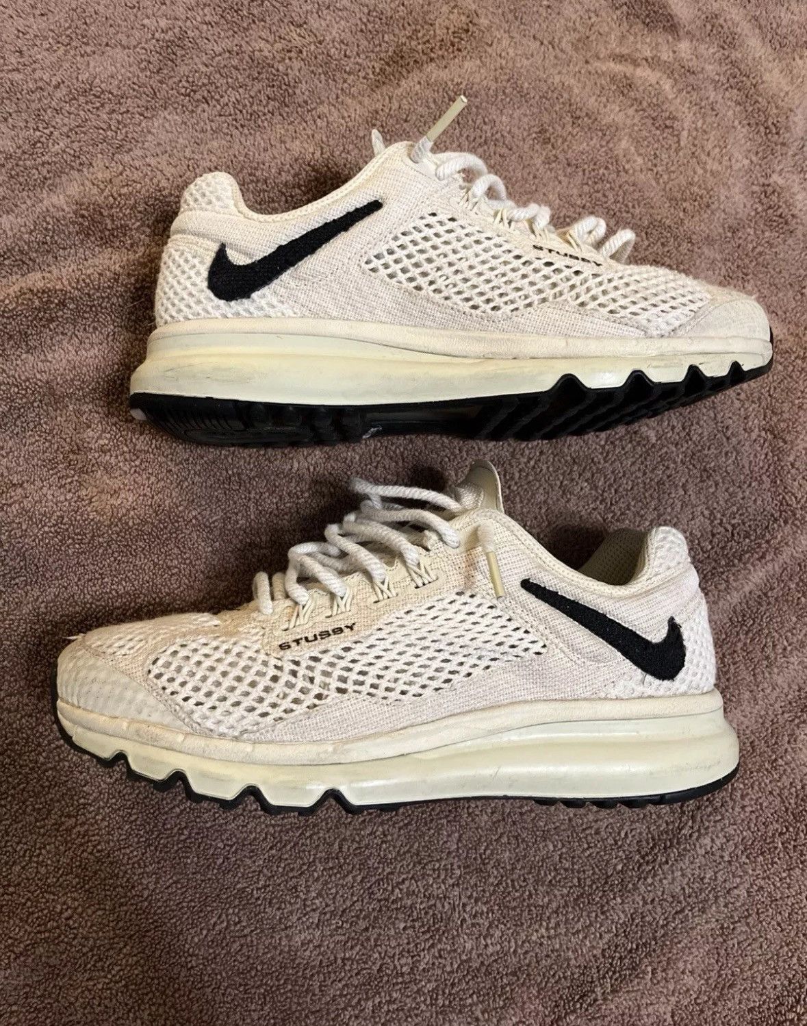 Nike × Stussy NIKE X STUSSY AIR MAX FOSSIL Size US 8.5 / EU 41-42 - 1 Thumbnail