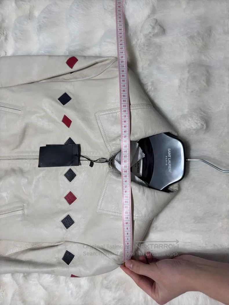 Saint Laurent Paris Saint Laurent Paris Distressed patchwork leather jacket Size US S / EU 44-46 / 1 - 7 Thumbnail
