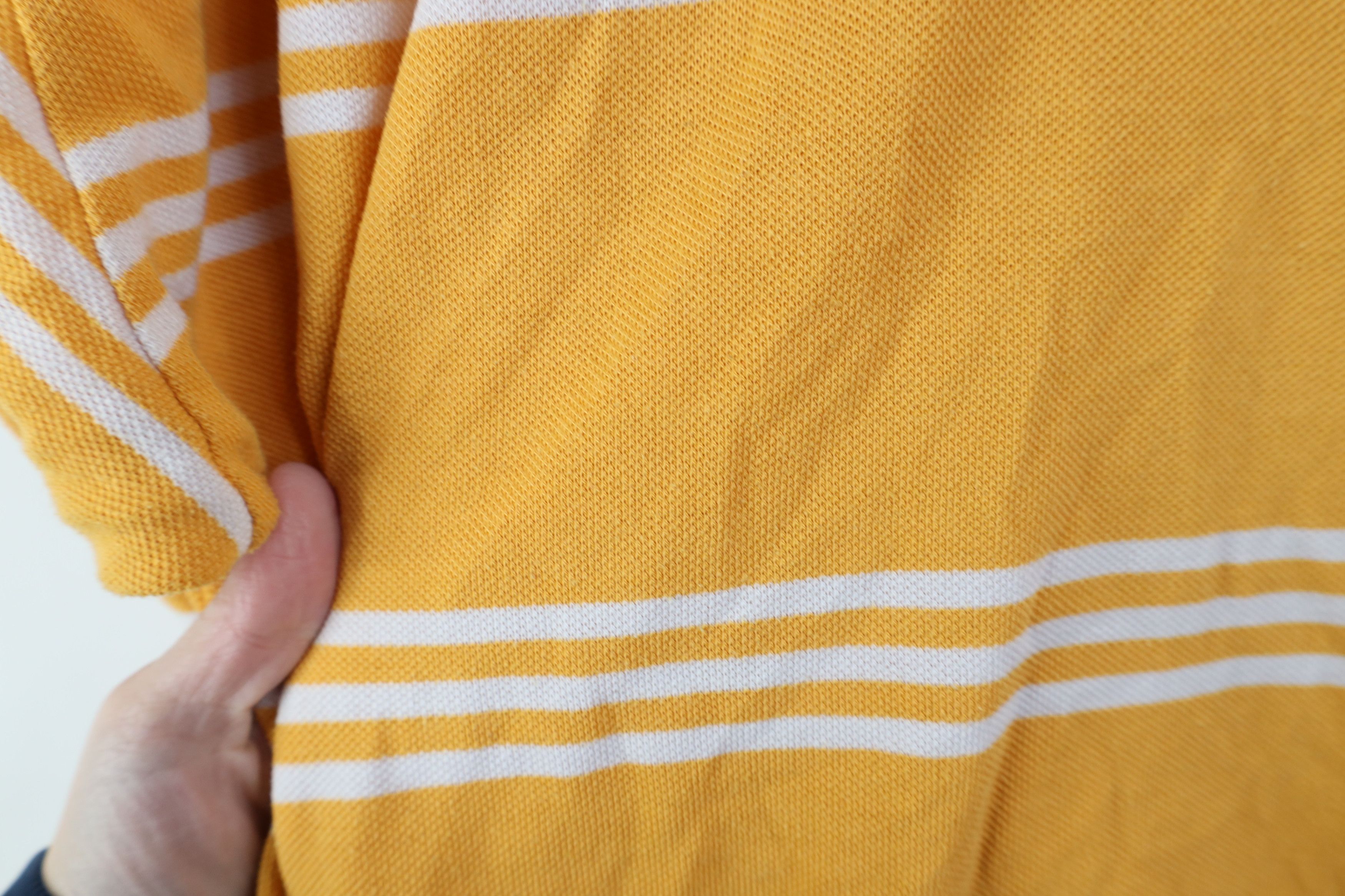 Lacoste Vintage Lacoste Logo Striped Long Sleeve Rugby Polo Shirt Size US XXL / EU 58 / 5 - 8 Thumbnail