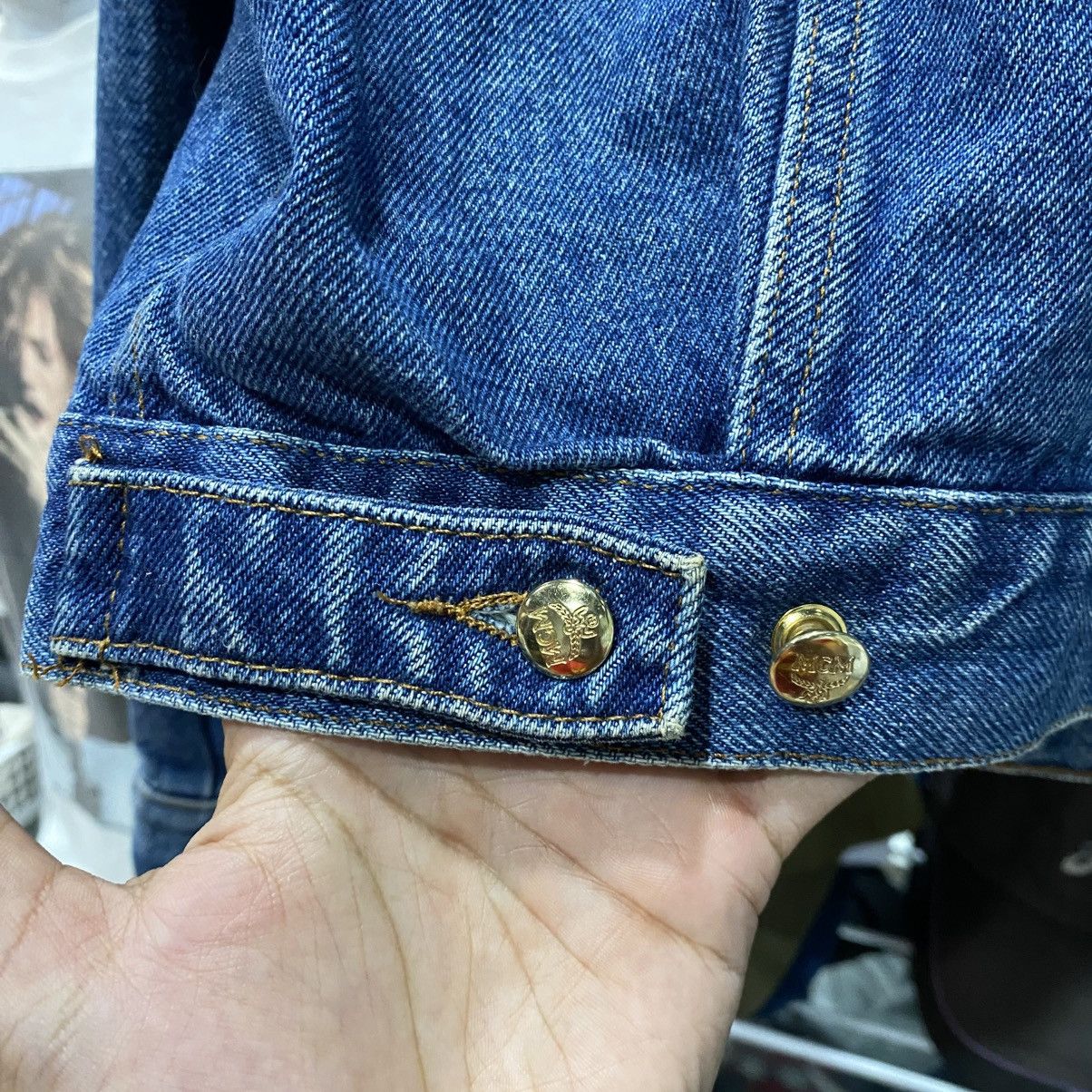 MCM × Vintage Vtg 90’s MCM denim jacket Size US S / EU 44-46 / 1 - 8 Thumbnail