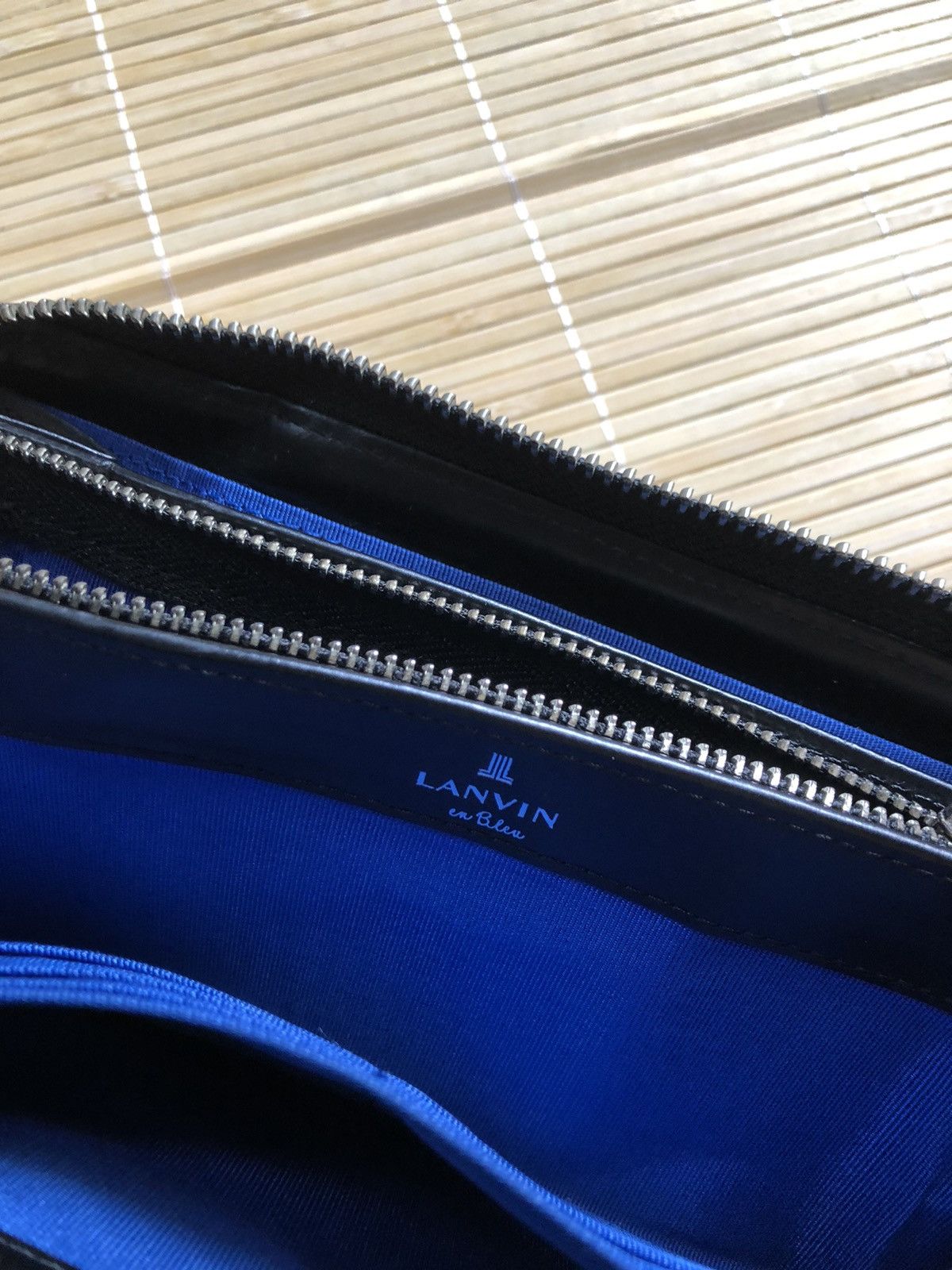 Designer × Lanvin Lanvin en bleu long wallet two tone Size ONE SIZE - 5 Thumbnail