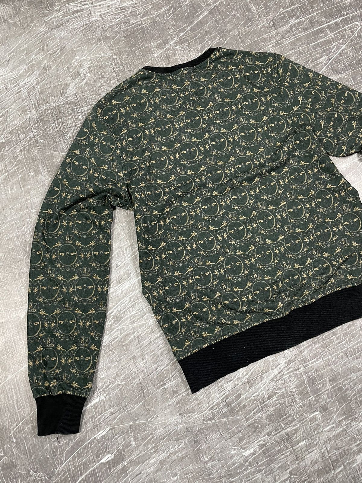 Dolce Gabbana Bee&Crown Monogram Rare Sweatshirt