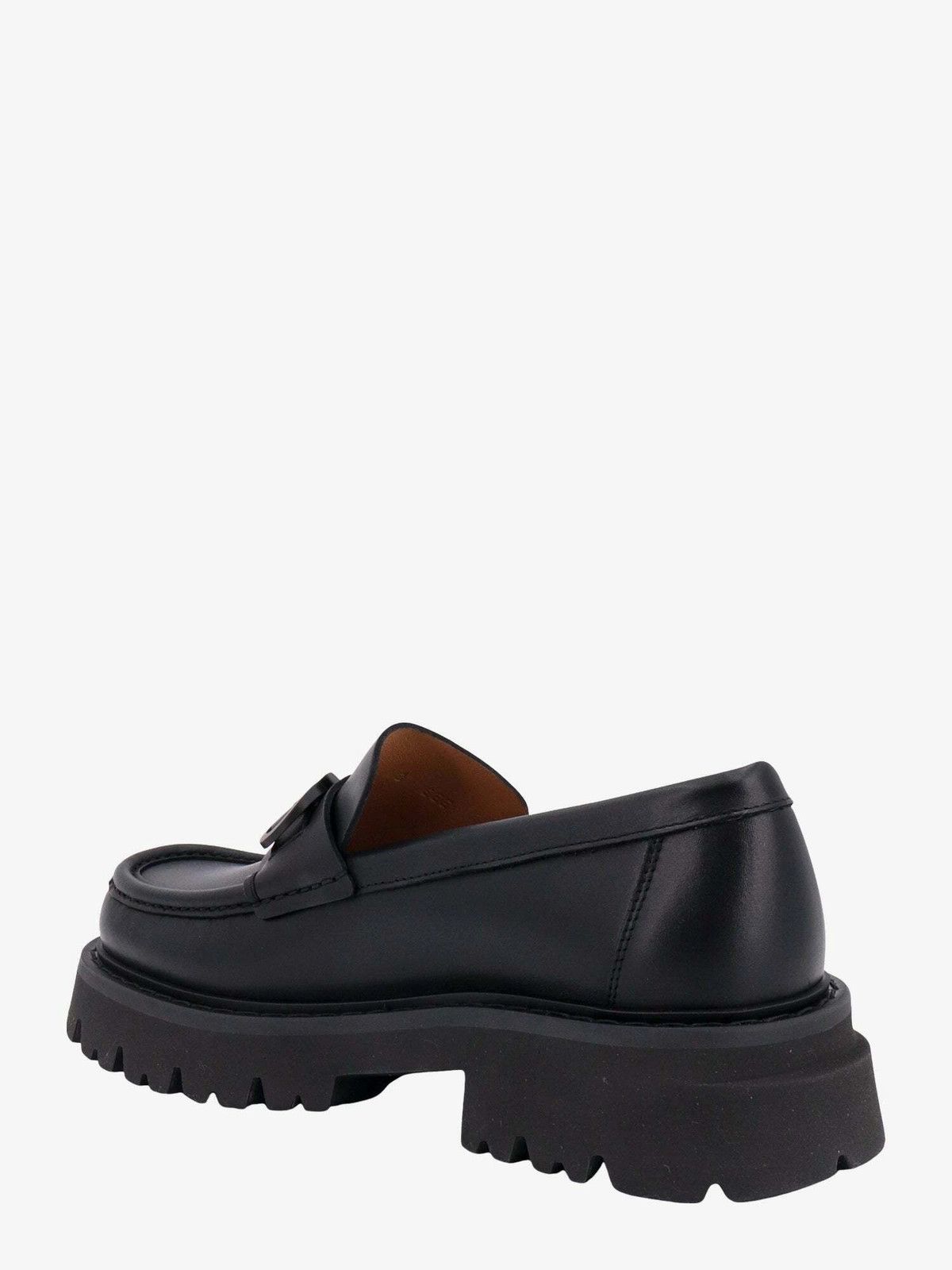 Salvatore Ferragamo o1s1rm1125 Florian Leather Loafers in Black Size US 8 / EU 41 - 3 Thumbnail