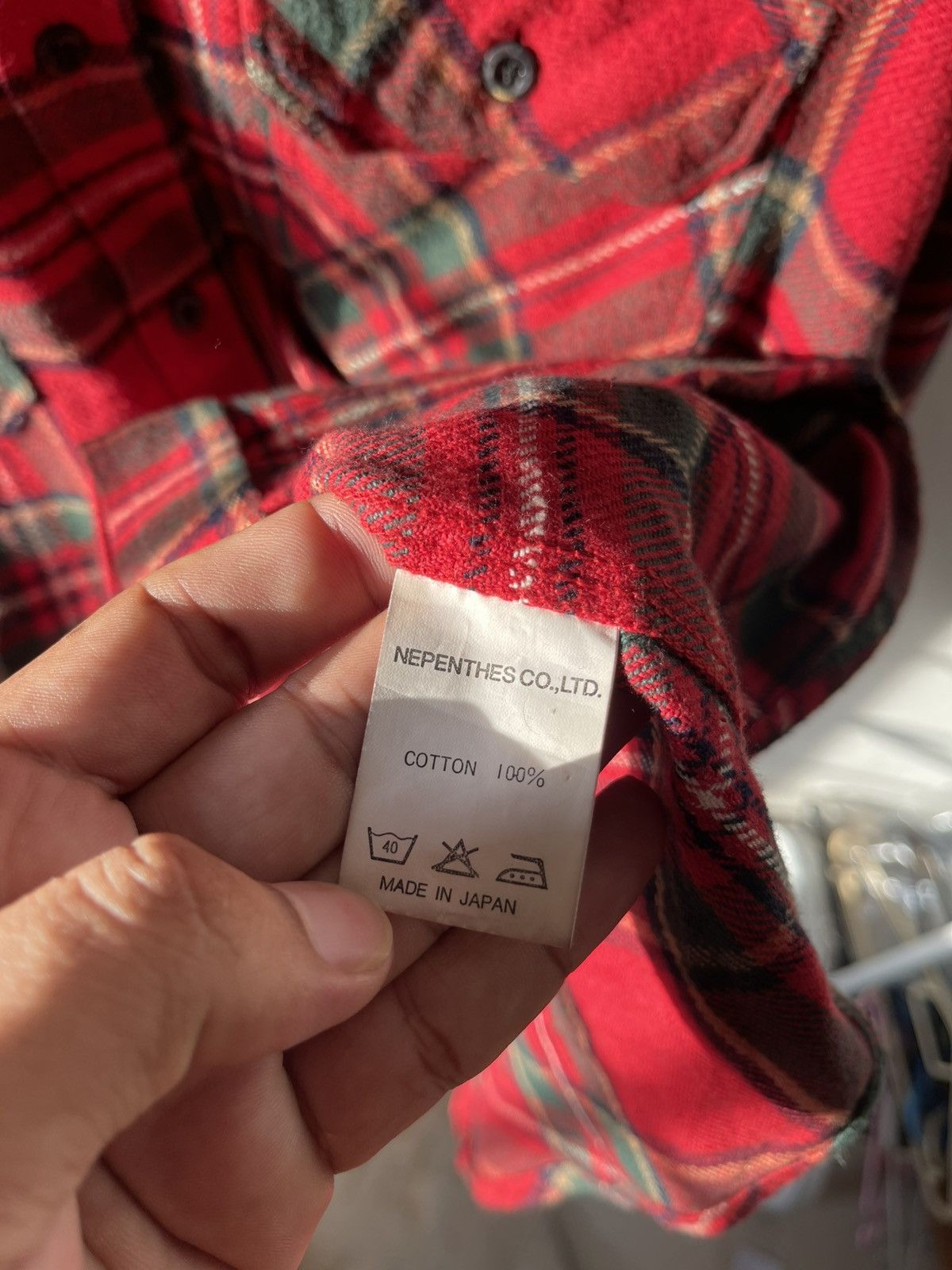 Needles Needless Plaid Tartan Shirt Size US L / EU 52-54 / 3 - 7 Thumbnail
