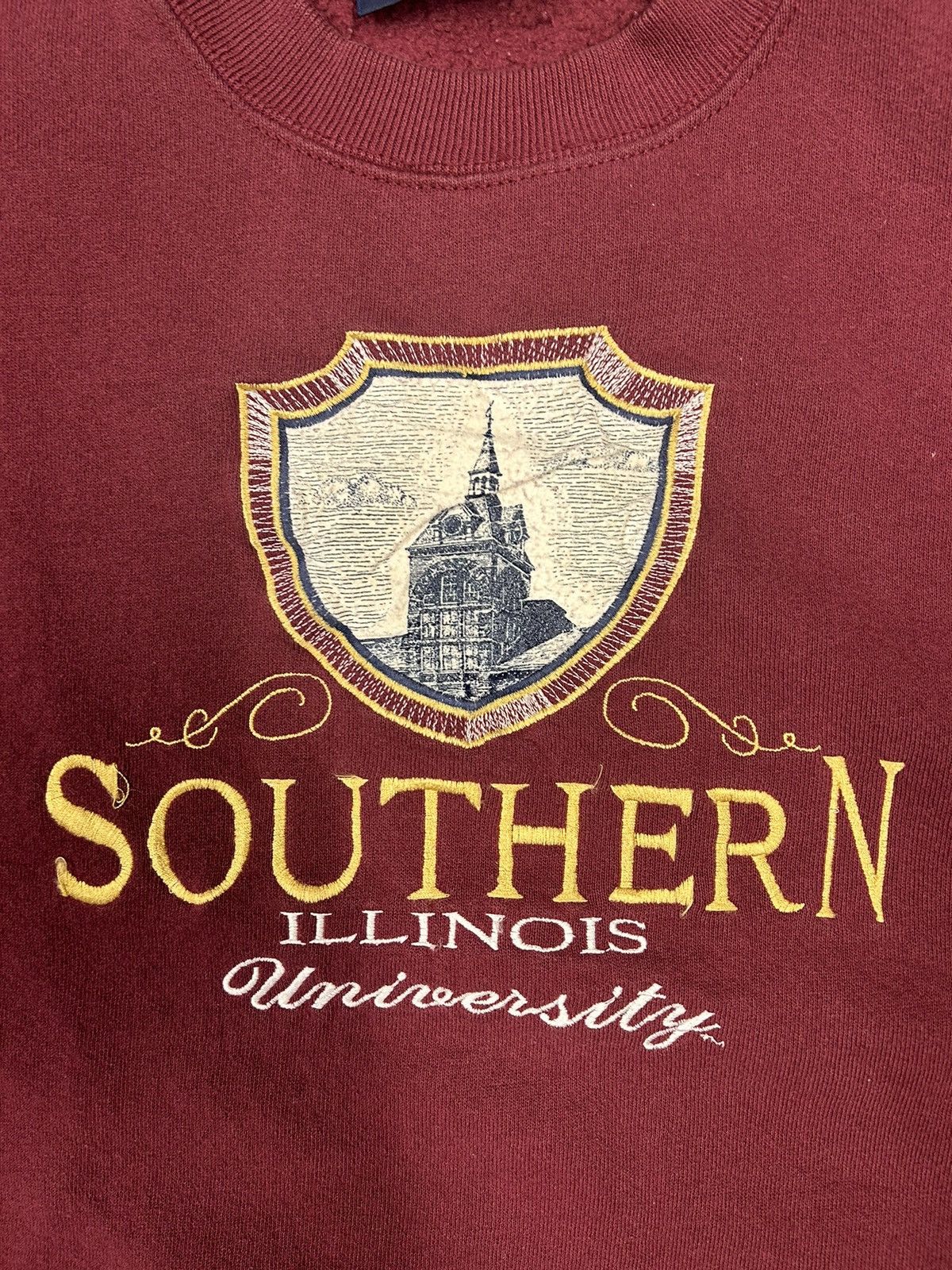 Vintage Crazy Vintage 90s Southern Illinois University Crewneck Y2K Size US L / EU 52-54 / 3 - 2 Thumbnail