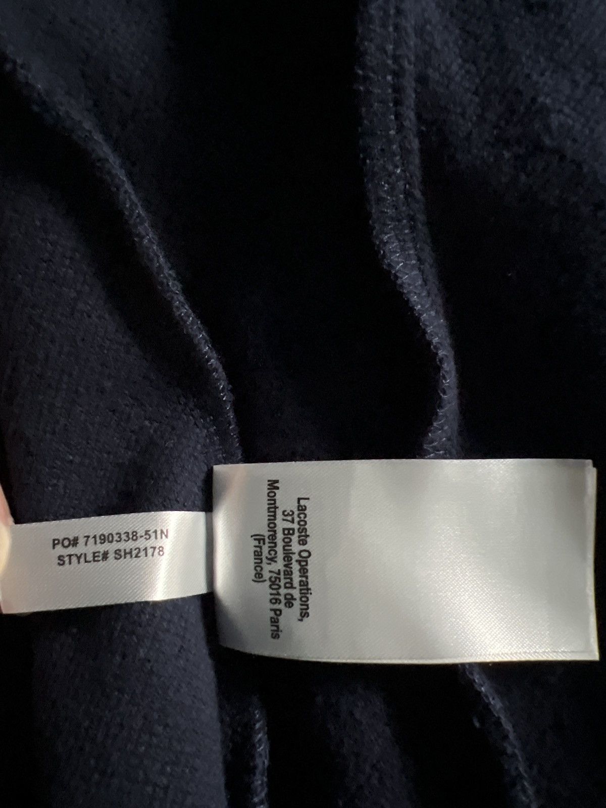 Lacoste Lacoste ZIP-UP PIQUÉ FLEECE JACKET Size US S / EU 44-46 / 1 - 5 Thumbnail