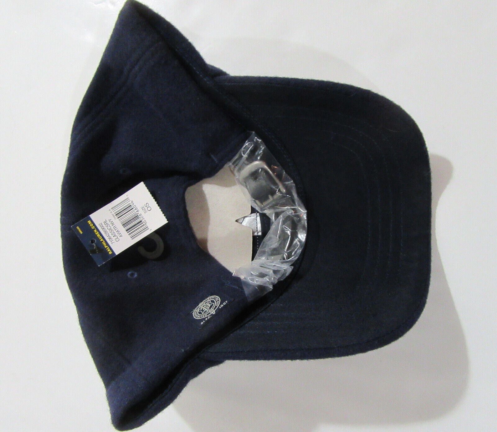 Polo Ralph Lauren Polo Ralph Lauren Wool Blend Football Cap Aviator Adjustable Size ONE SIZE - 3 Thumbnail