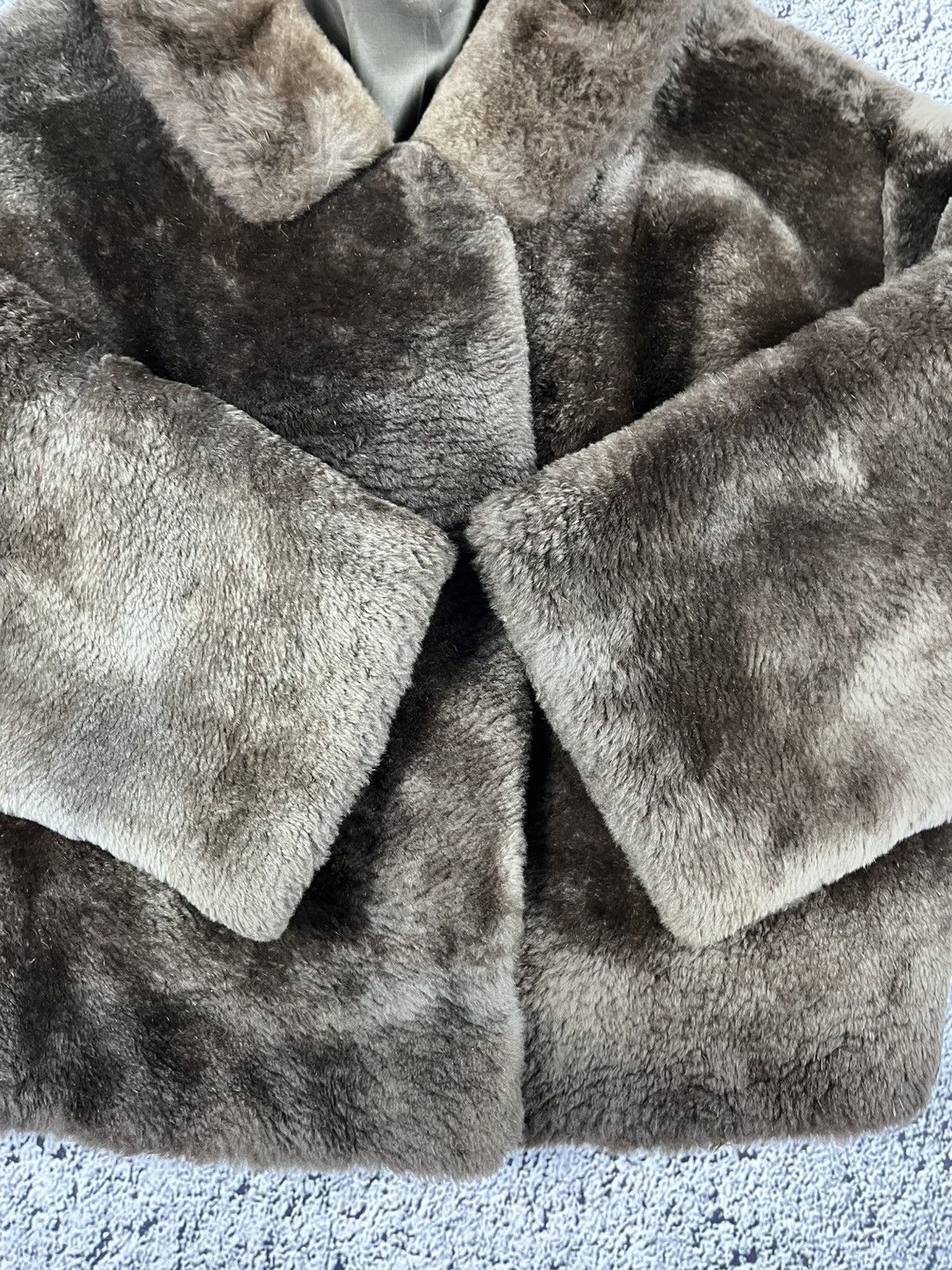 Vintage Vintage Y2K real Fur cropped coat jacket AvantGarde 0Os Size S / US 4 / IT 40 - 5 Thumbnail