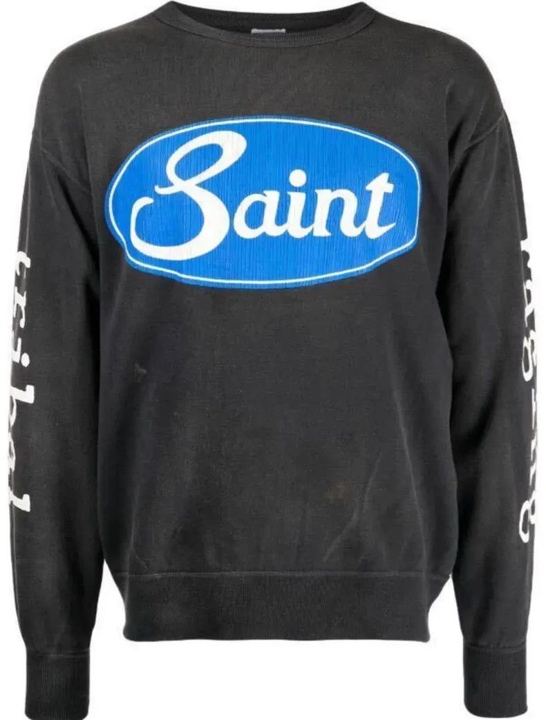 Saint Michael Saint Michael Round neck letter hoodie Size US L / EU 52-54 / 3 - 1 Thumbnail