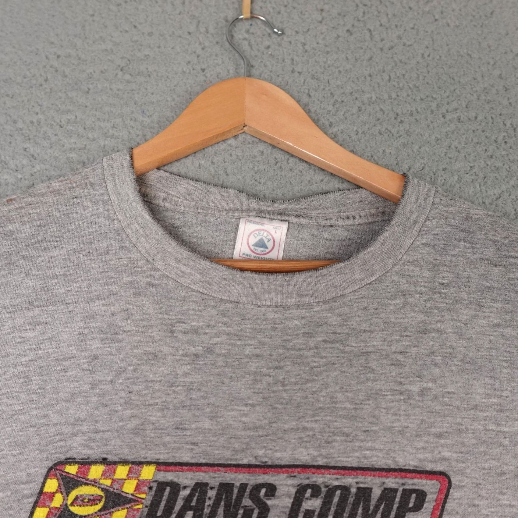 Delta VINTAGE Delta Shirt Mens L Gray BMX Racing Logo 90s T-Shirt Size US L / EU 52-54 / 3 - 5 Thumbnail