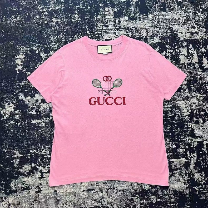 Gucci Gucci Tennis logo embroidered casual short-sleeved T-shirt Size M / US 6-8 / IT 42-44 - 1 Thumbnail