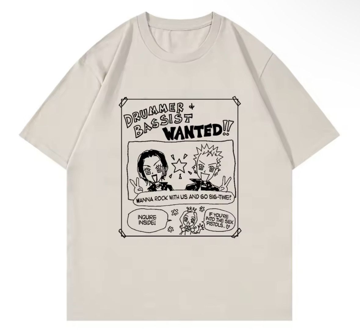 Japanese Brand Y2K Vintage Nana Anime Manga Short Sleeve T-Shirt Size US XL / EU 56 / 4 - 1 Thumbnail